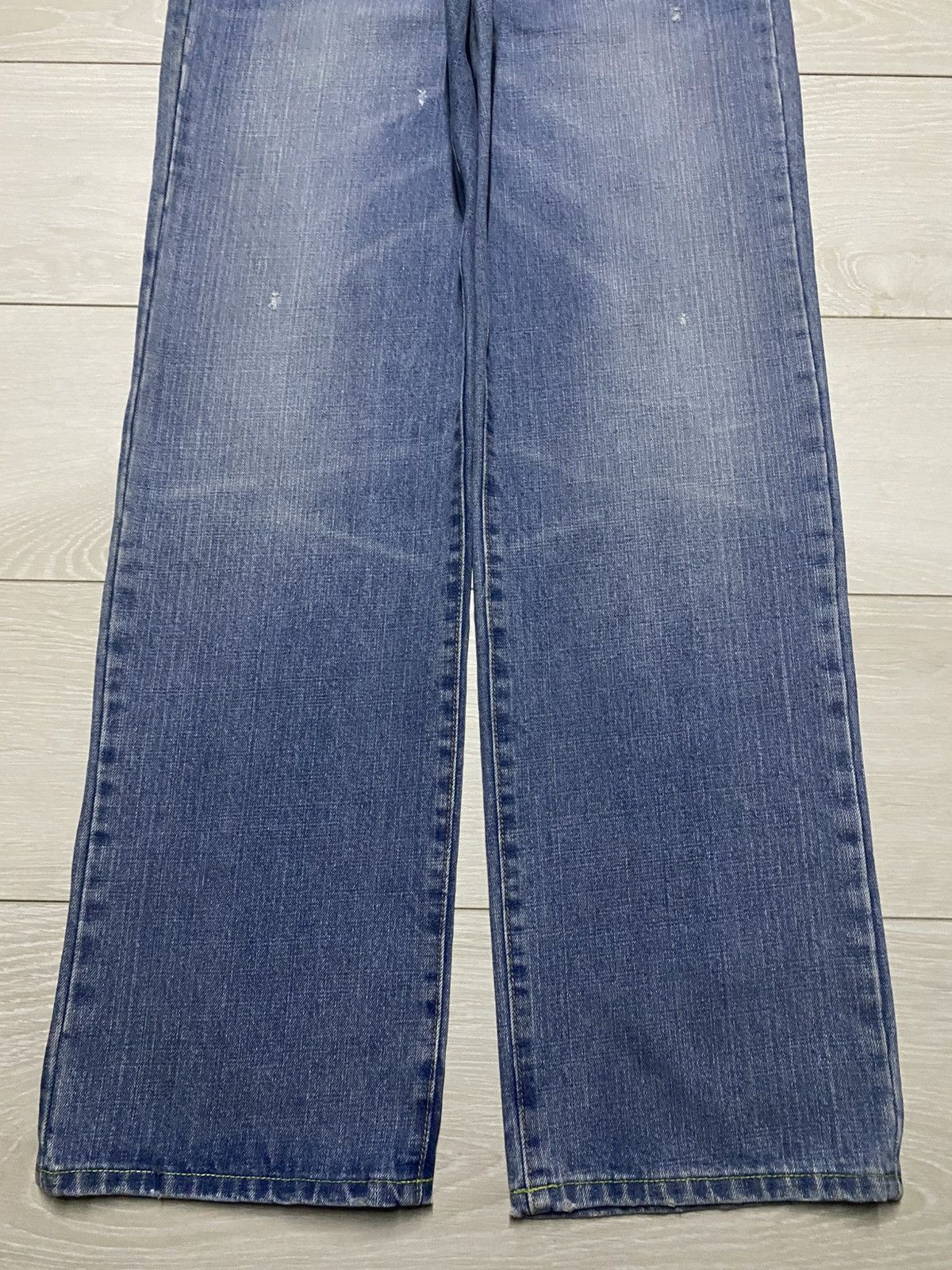 Abercrombie & Fitch Vintage Ambercrombie & Fitch Blue Wash Distressed Loose Jean Size US 31 - 5 Thumbnail