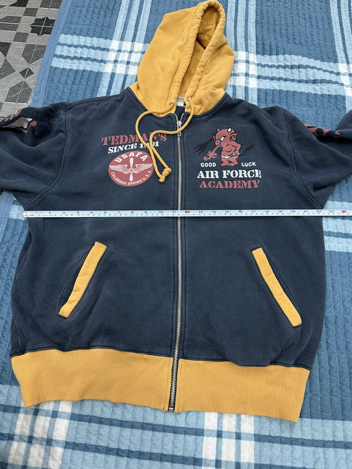 Tedman TedMan Ted Company Fightin Devils US Air Force Zipper Hoodie Size US L / EU 52-54 / 3 - 18 Thumbnail