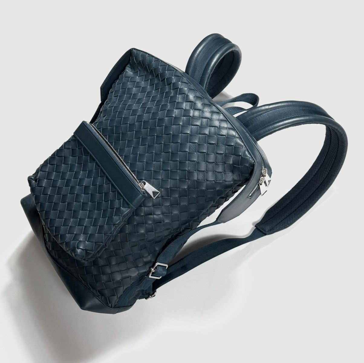 Bottega Veneta Bottega Veneta Intrecciato Leather Backpack Size ONE SIZE - 3 Thumbnail