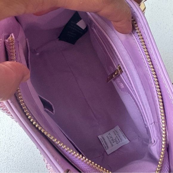 Bebe NWT Bebe Glossy Purple Satchel Bag Size ONE SIZE - 6 Thumbnail