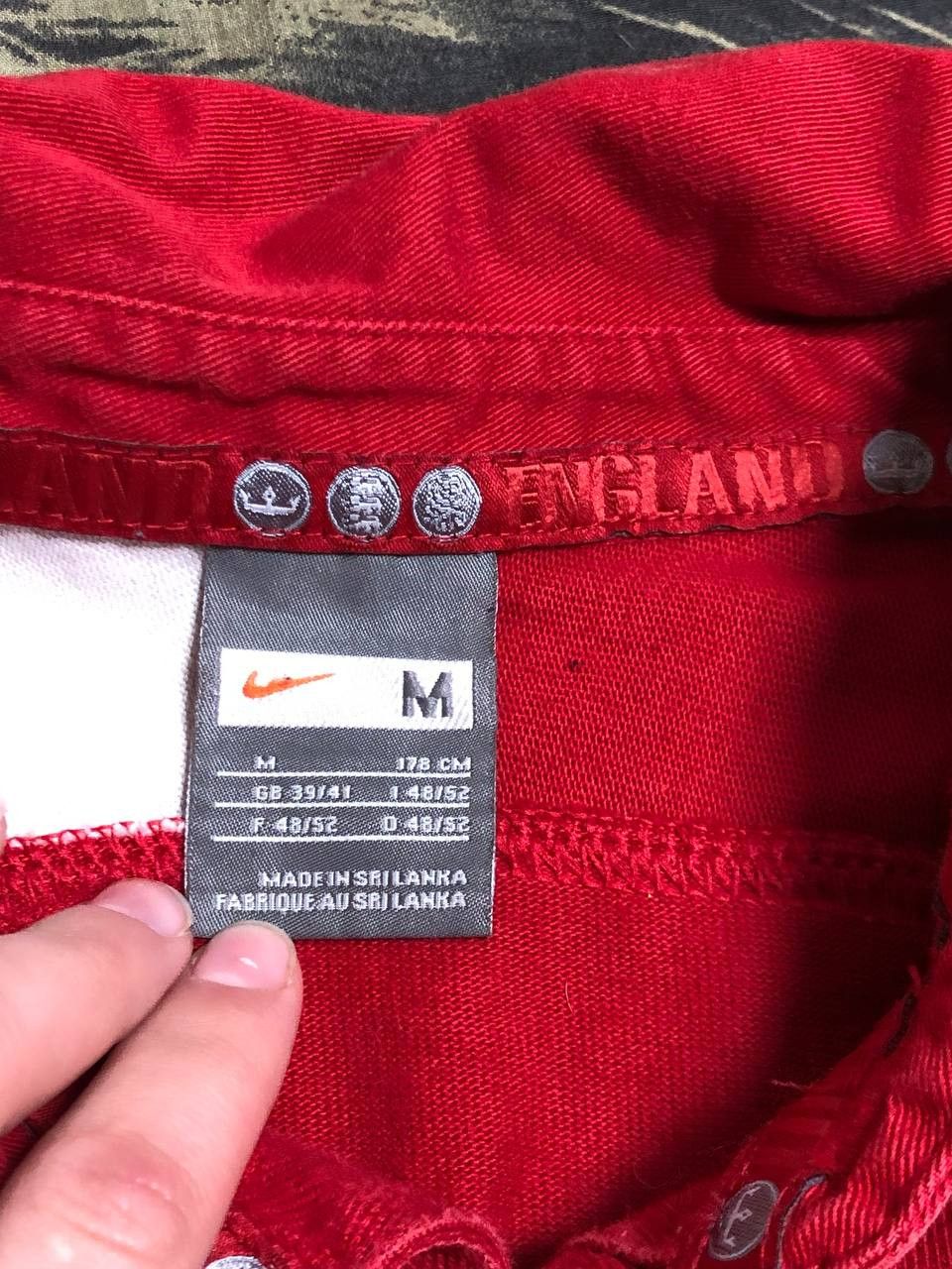 Nike Vintage T-Shirt red Polo Size M logo O2 Nike Y2K Jerseys Size US M / EU 48-50 / 2 - 2 Thumbnail