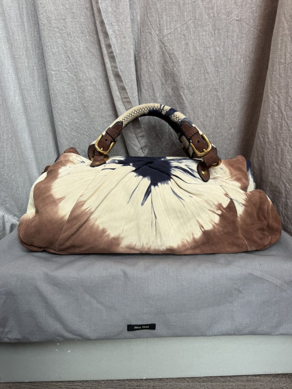 Miu Miu Vintage Miu Miu brown tie-dye bag Size ONE SIZE - 1 Thumbnail