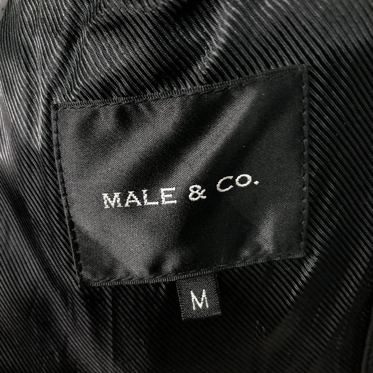 Japanese Brand 🔥VINTAGE BIKER LEATHER JACKET MALE & CO 14th ADDICTION Size US M / EU 48-50 / 2 - 20 Thumbnail