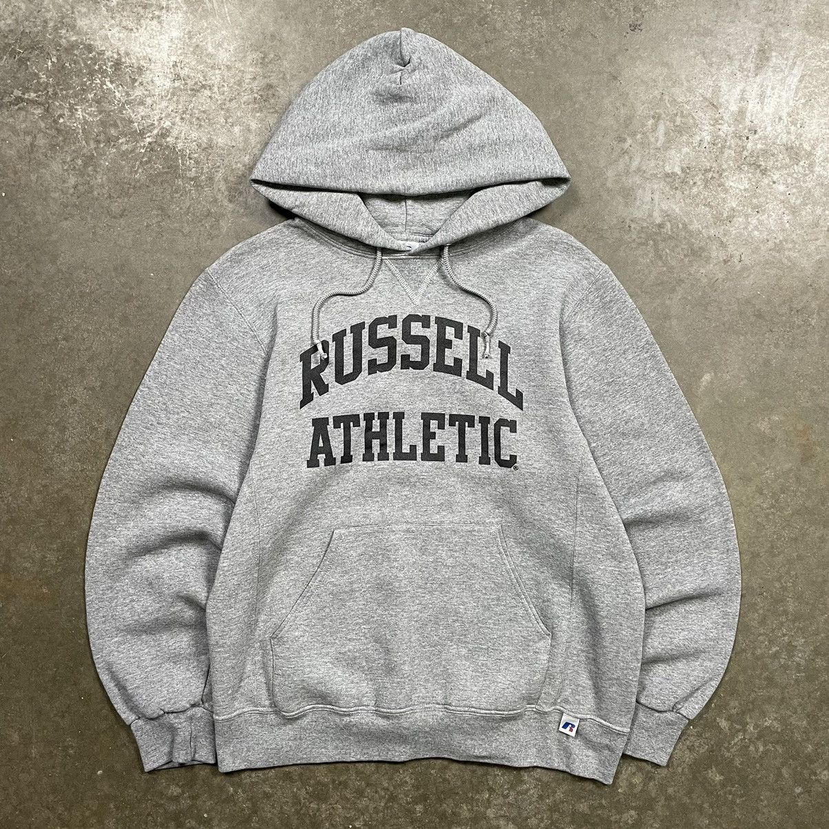 Russell Athletic × Vintage Vintage Russell Athletic College Arc Spell Out Hoodie 90s Size US M / EU 48-50 / 2 - 1 Thumbnail