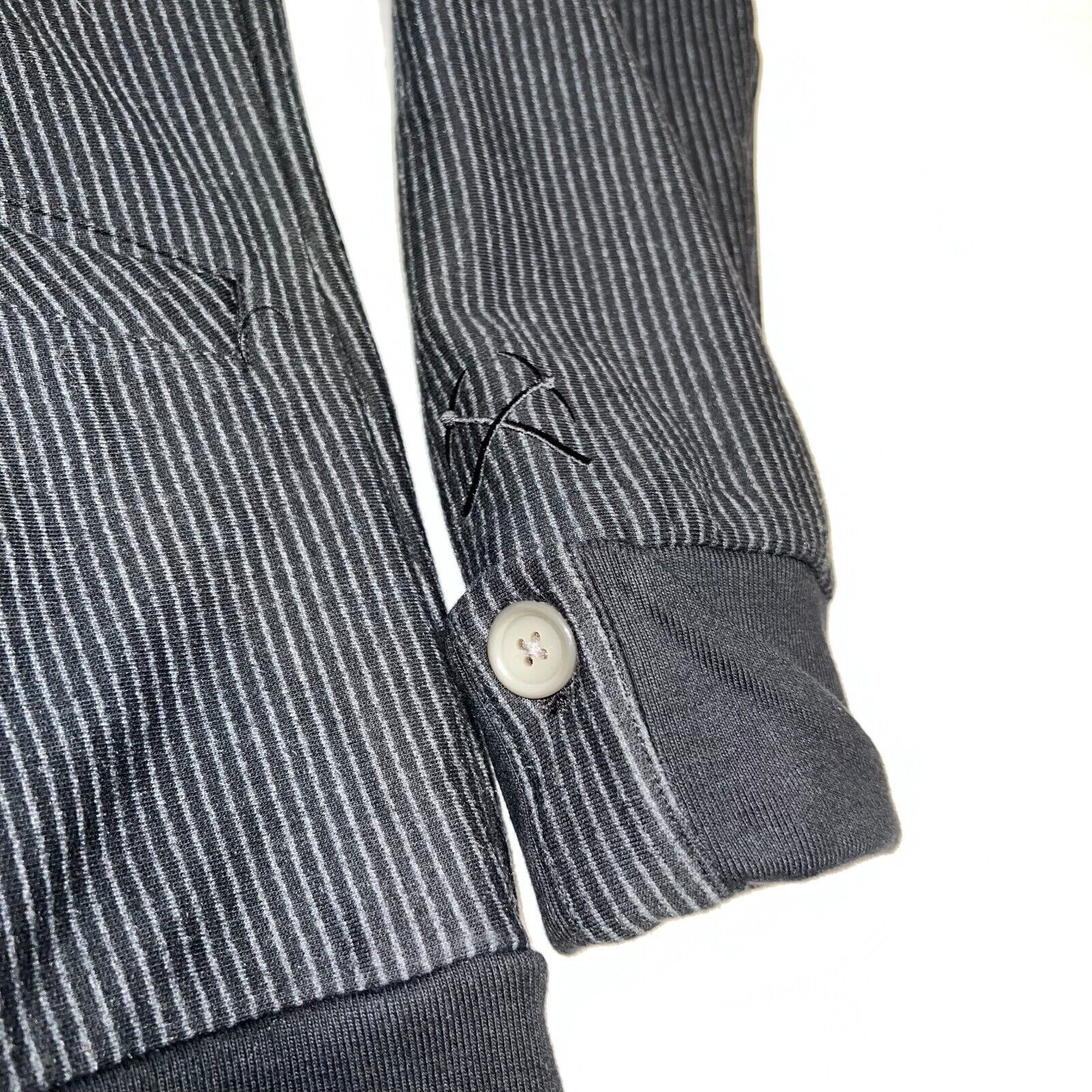 3sixteen 3sixteen Fleece Striped Cardigan Sweatshirt Sweater Medium Size US M / EU 48-50 / 2 - 5 Thumbnail