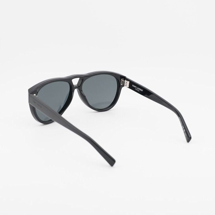 Saint Laurent Paris Saint Laurent SL705 001 Sunglasses Black Square Frame Size ONE SIZE - 9 Thumbnail