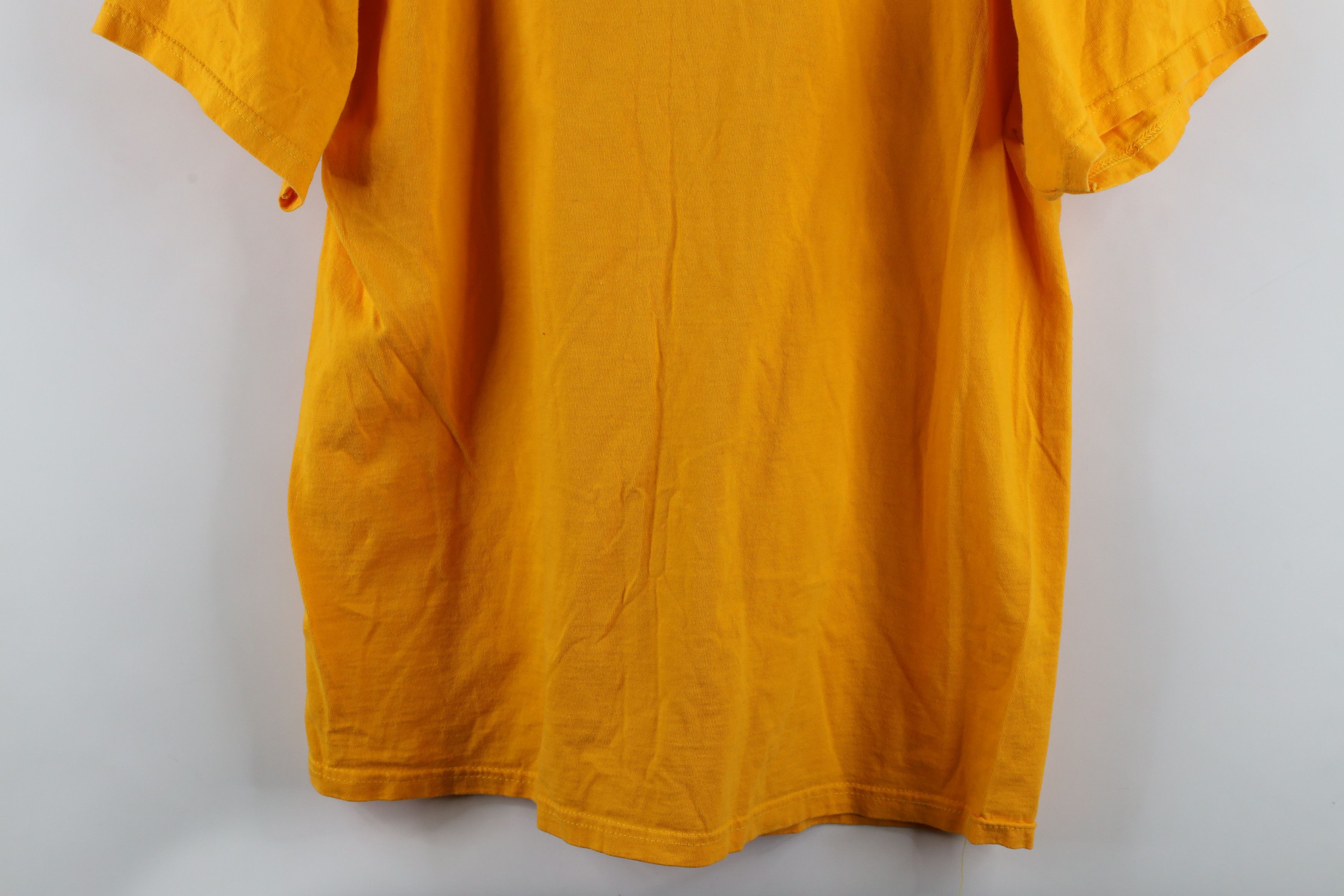 Vintage Vintage 90s Streetwear Short Sleeve T-Shirt Yellow Cotton Size US L / EU 52-54 / 3 - 9 Thumbnail