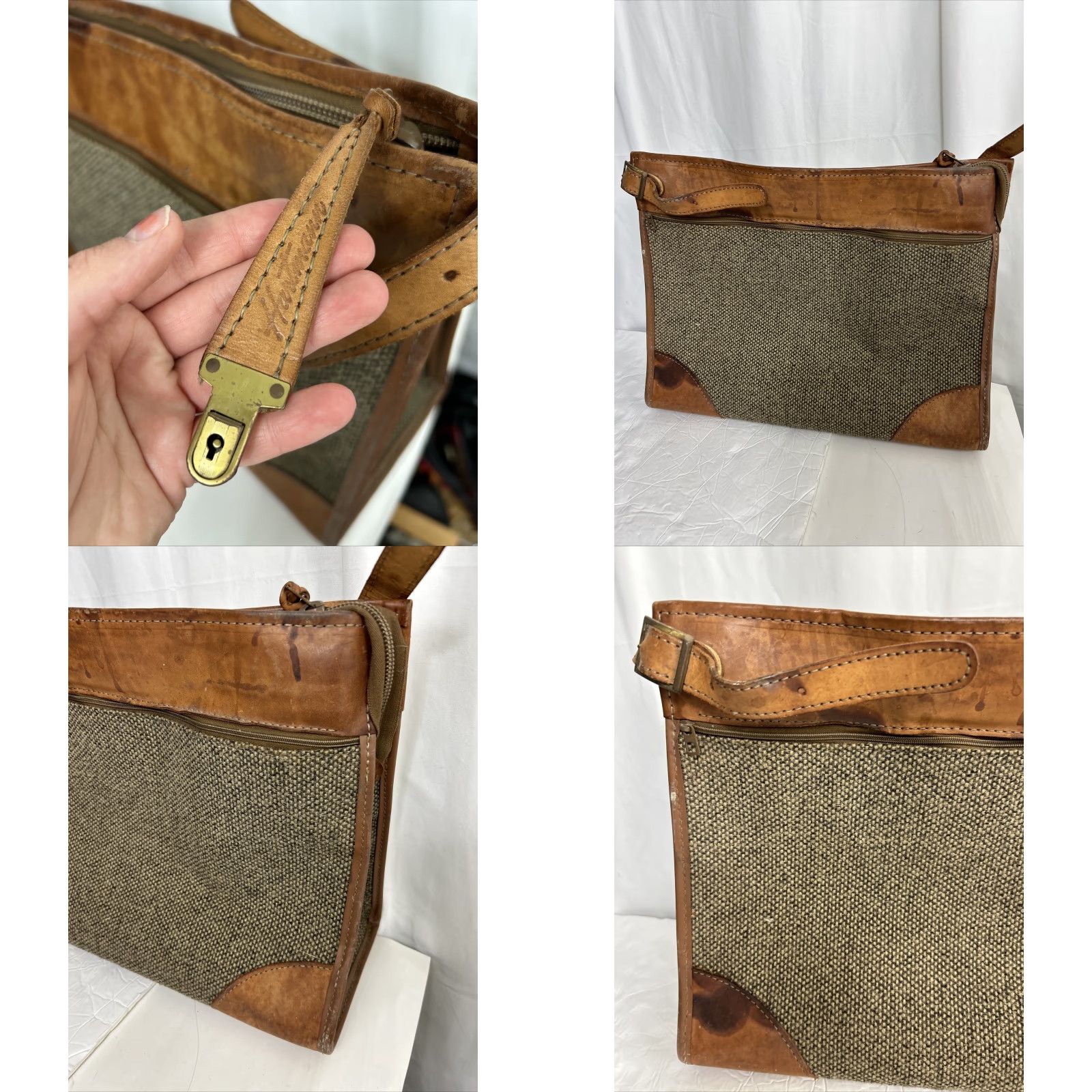 Vintage **VINTAGE HARTMANN LEATHER TRAVEL SHOULDER TOTE BAG** User: Vintage Hartmann Leather Travel Shoulder Tote Bag 17x7x13 Size ONE SIZE - 8 Thumbnail