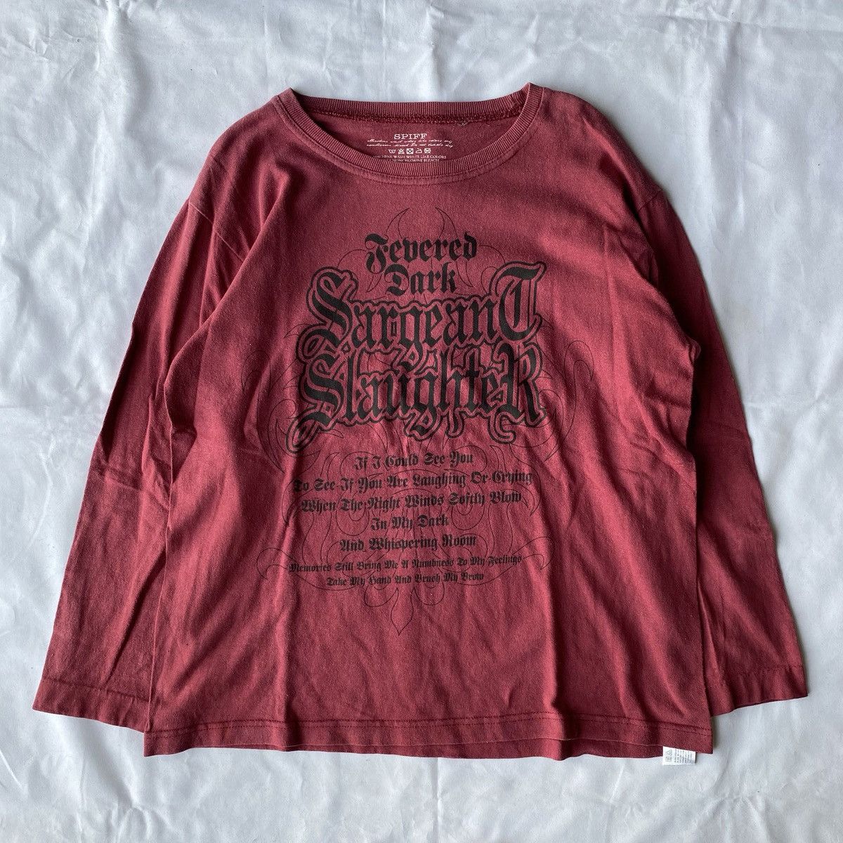 Beauty Beast × If Six Was Nine × Japanese Brand Japanese Poem Fevered Dark Sergeant Slaughter Long Sleeve Size US M / EU 48-50 / 2 - 1 Thumbnail