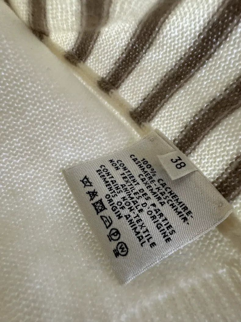 Hermes Hermes Beige Cashmere Knit Sweater Size XS / US 0-2 / IT 36-38 - 4 Thumbnail