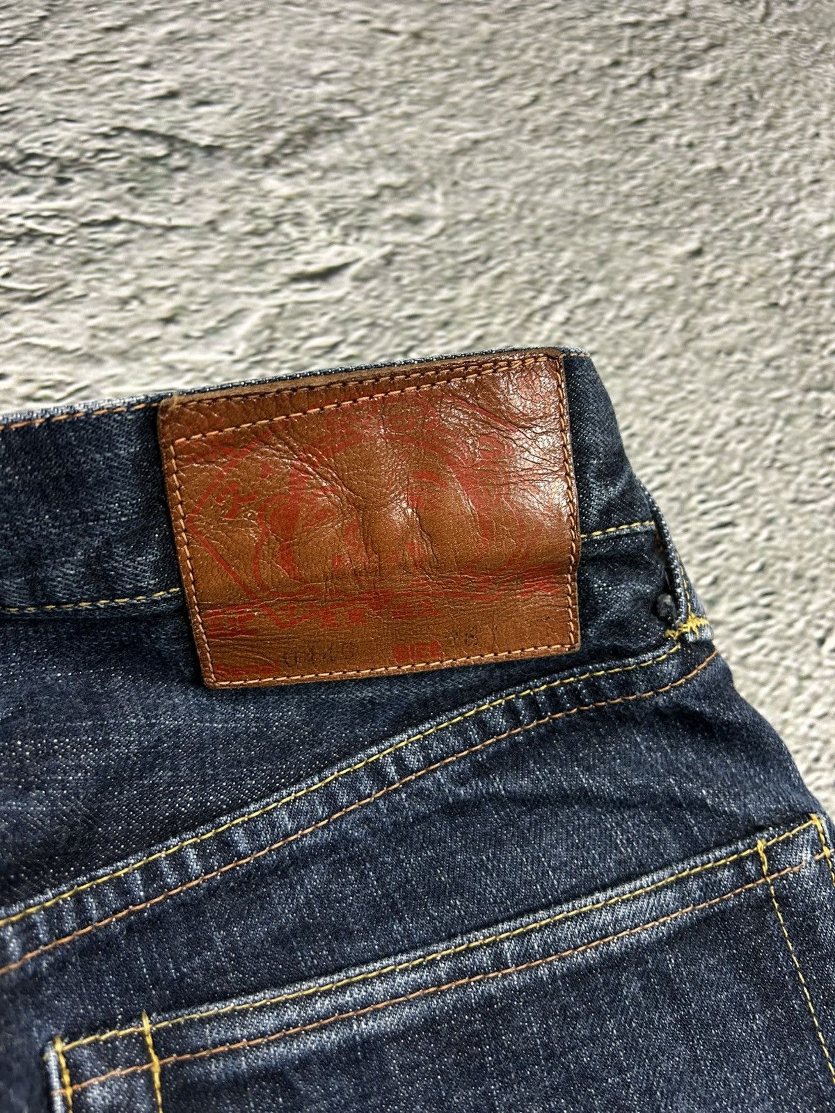 Evisu × Japanese Brand × Vintage Evisu x McDonalds Denim Jeans I’m lovin it selvedge navy Size US 28 / EU 44 - 4 Thumbnail