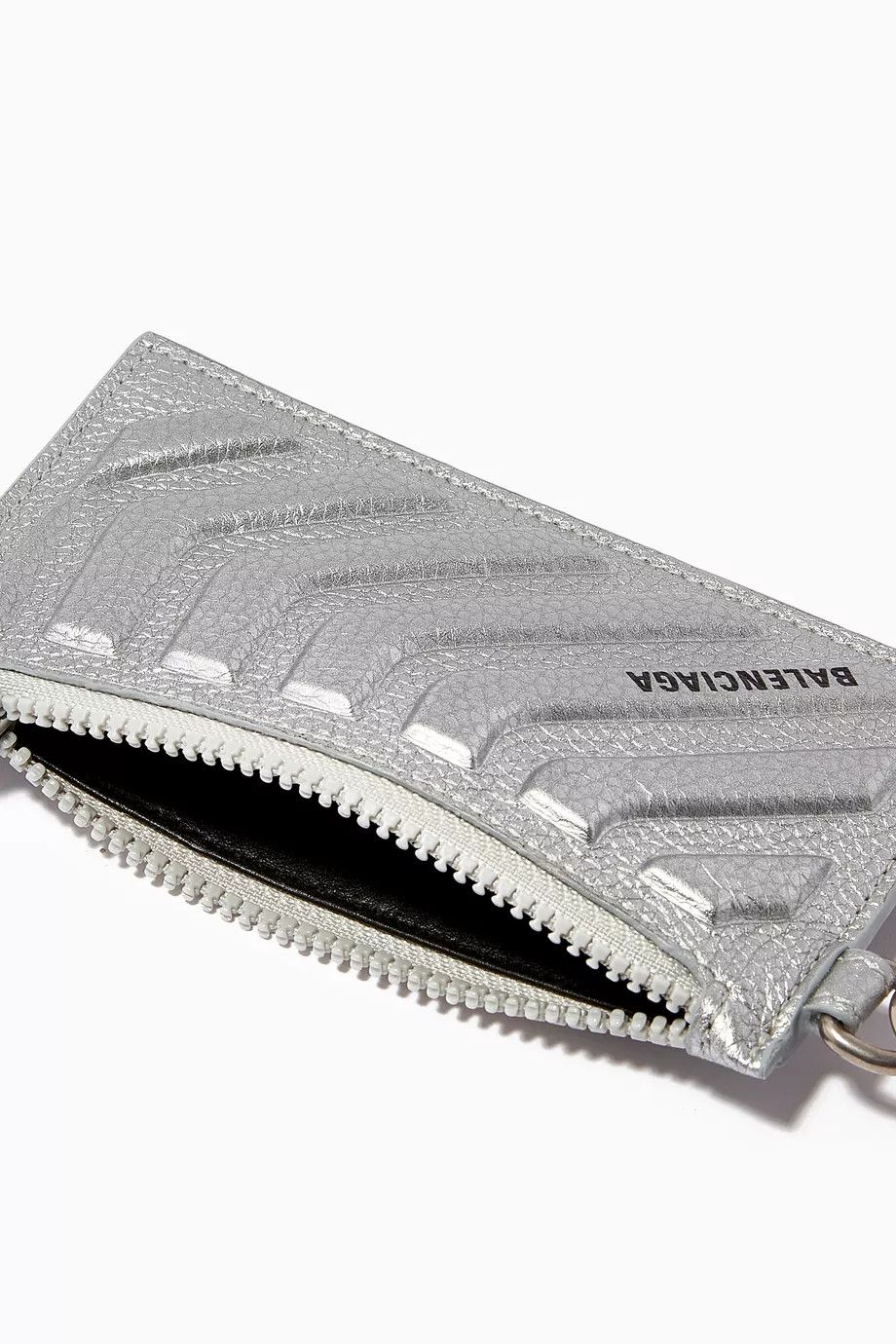 Balenciaga o1y0626 Size : OS / Card Holder in Silver Size ONE SIZE - 4 Thumbnail