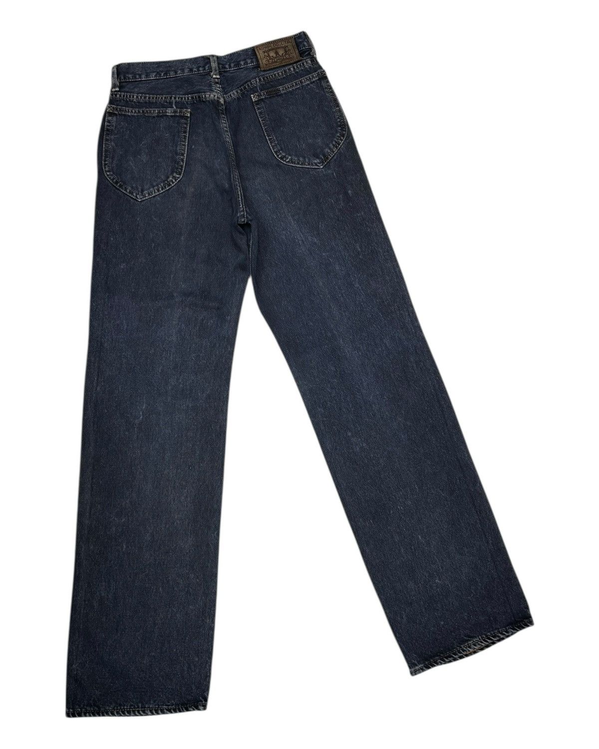 14th Addiction × Edwin × If Six Was Nine VINTAGE EDWIN INDIGO DYE LOOSE FIT DISTRESSED DENIM JEANS Size US 30 / EU 46 - 4 Thumbnail