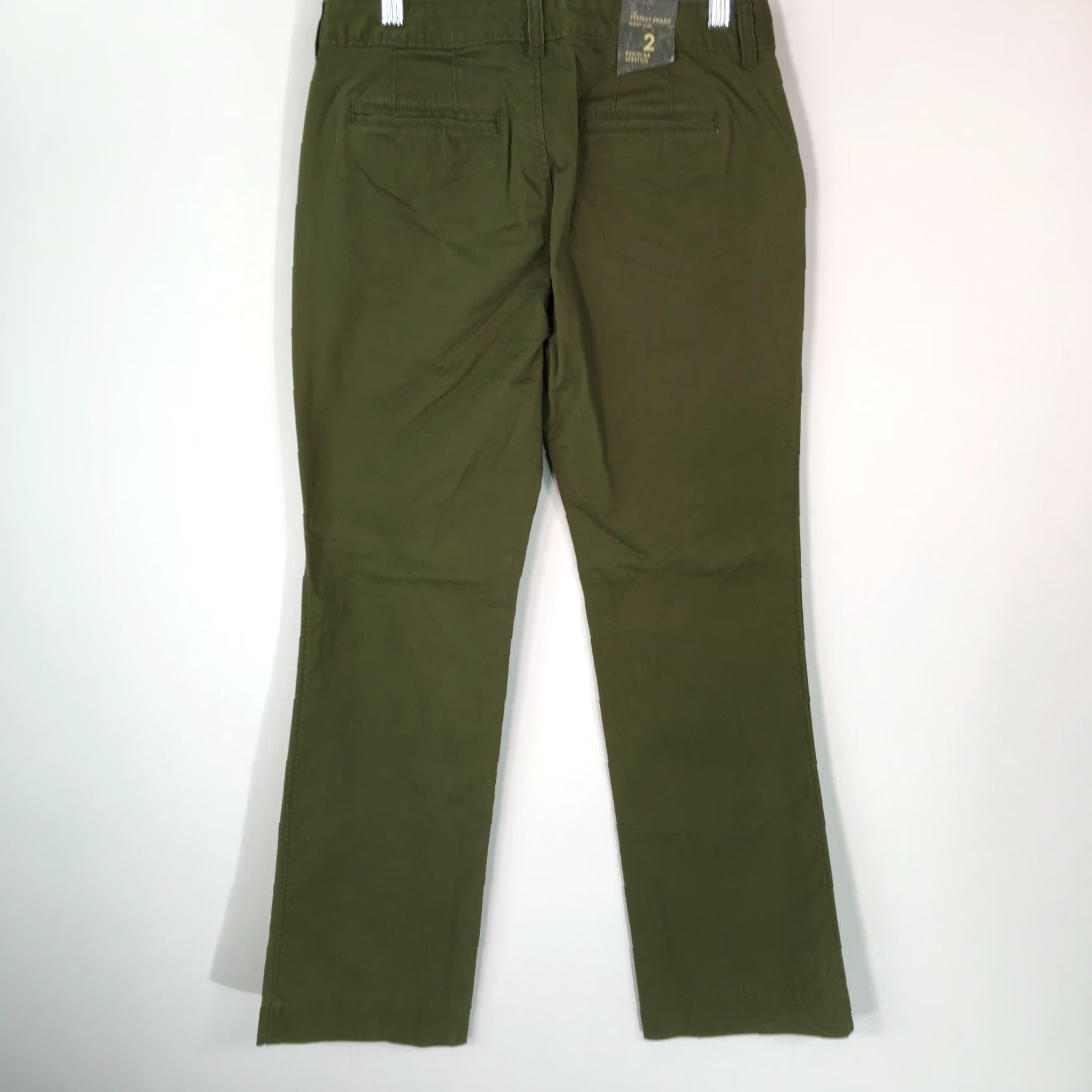 Old Navy Old Navy Womens Casual Regular Flat Front Straight Forest Green Jeans Size 2 Size 26" / US 2 / IT 38 - 2 Thumbnail
