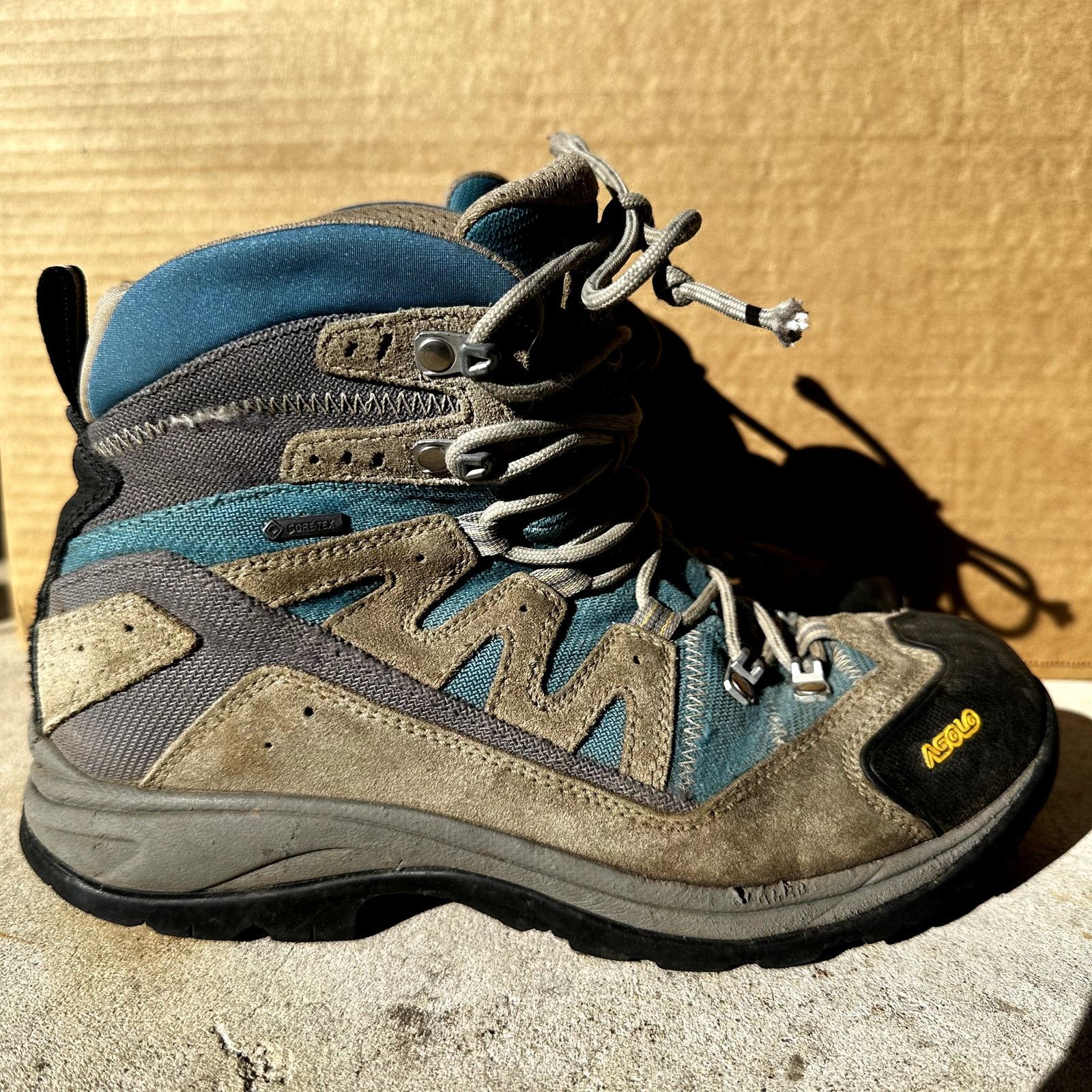Other Asolo Neutron Gore-Tex Hiking Boots Mid calf Leather Blue 8 Size US 8 / IT 38 - 2 Thumbnail