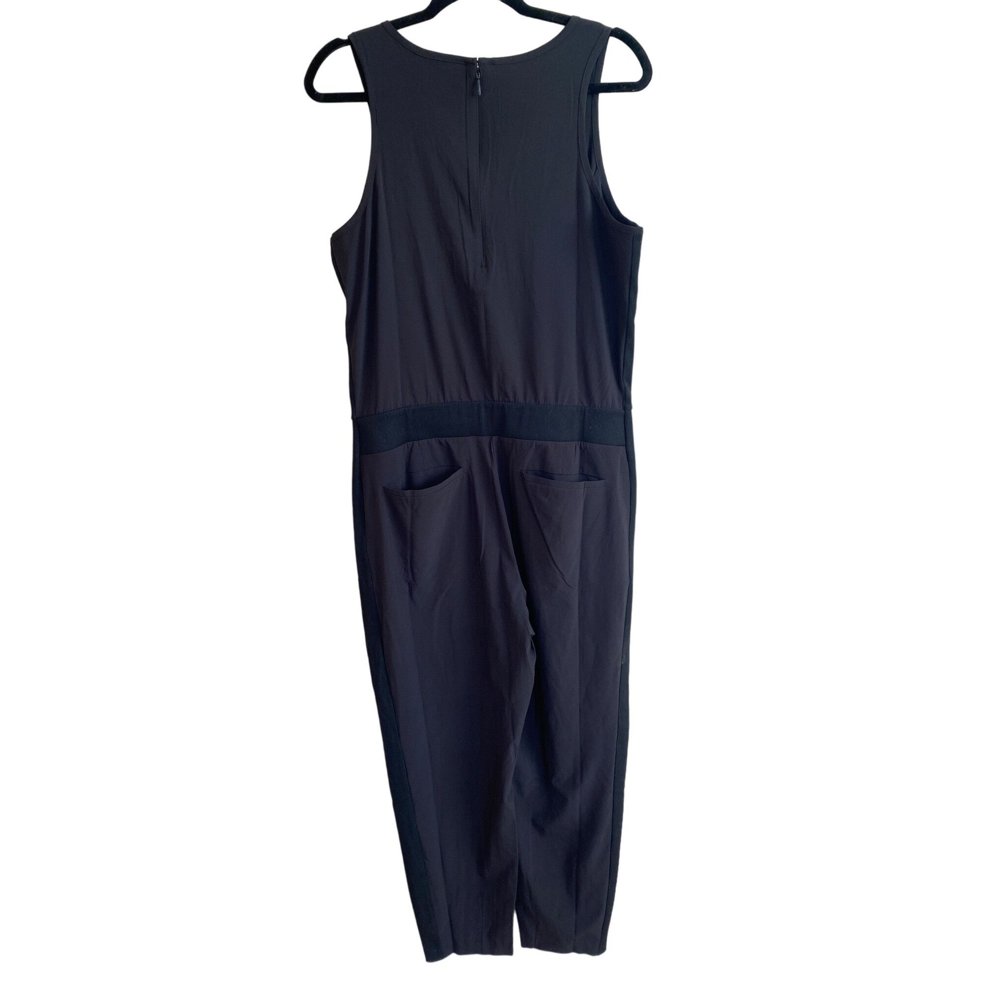 Athleta NWT ATHLETA Brooklyn Jumpsuit Black W's 12 Pockets Comfort S Size 34" / US 12 / IT 48 - 4 Thumbnail