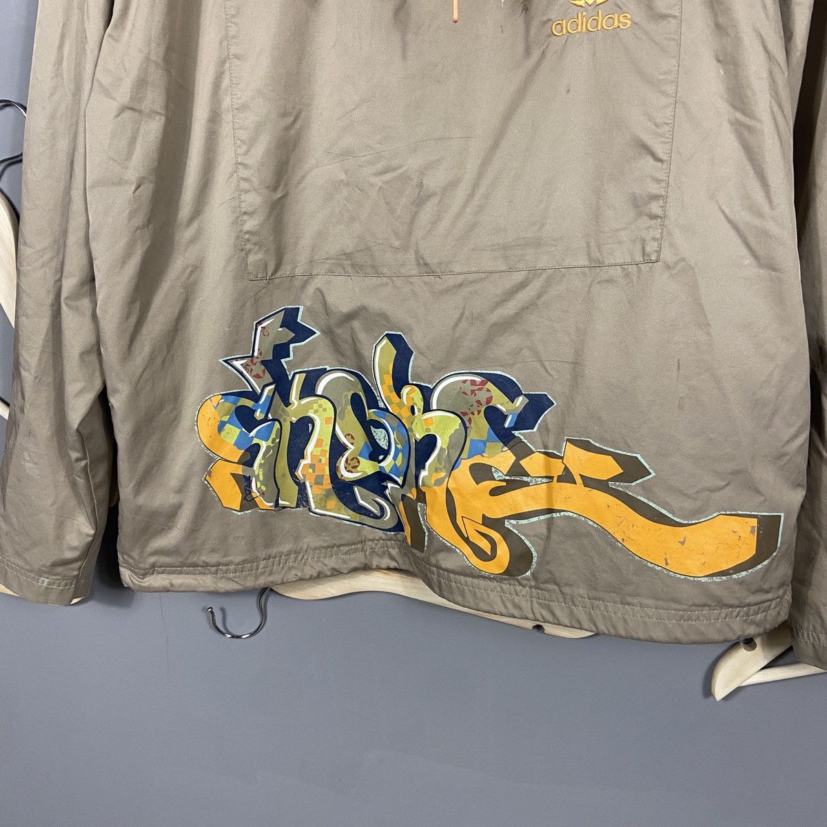Adidas Vintage Adidas End to End TRC Graffiti Windbreaker jacket Size US S / EU 44-46 / 1 - 3 Thumbnail