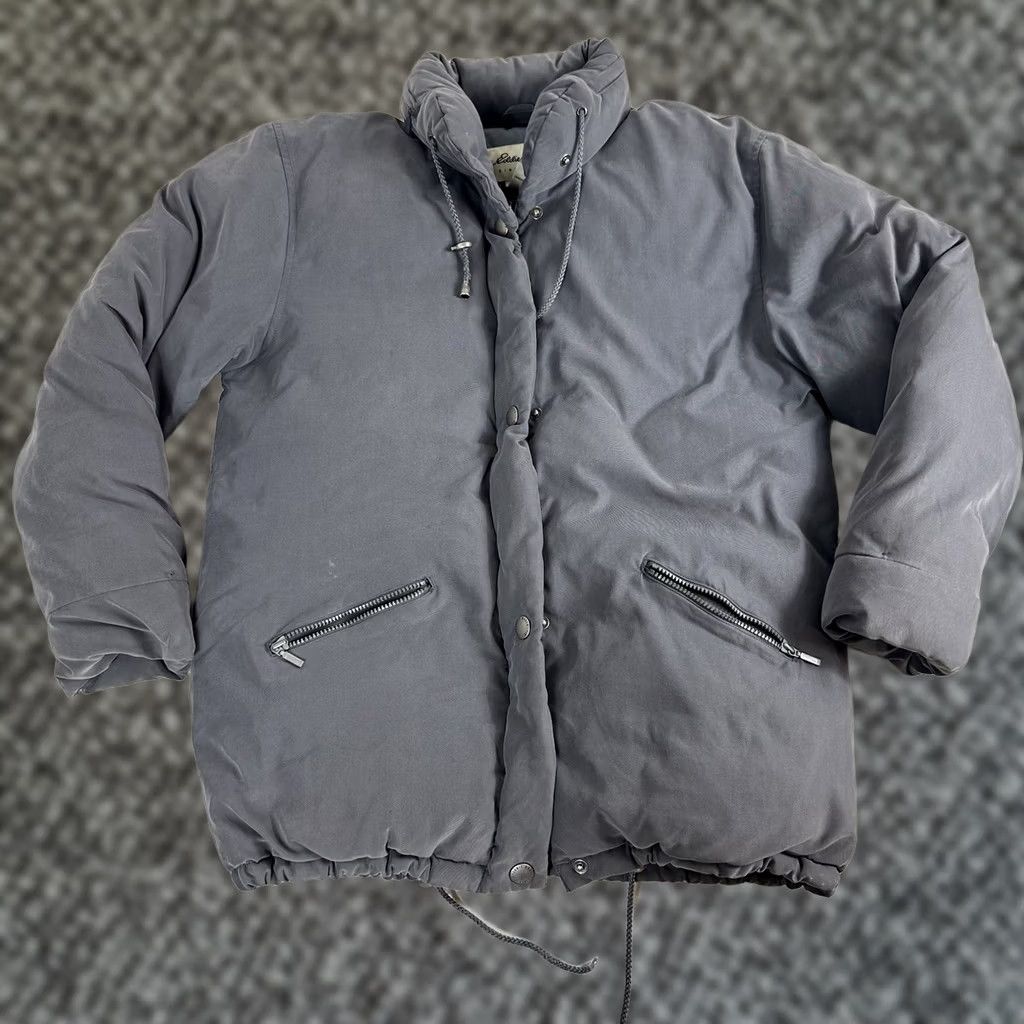 Eddie Bauer VINTAGE Eddie Bauer Hooded Parka Jacket Womens M Goose Down WPL-9647 CA00665 Gray Winter Full Zip Insulated Outdoor Outdoor Size M / US 6-8 / IT 42-44 - 1 Thumbnail
