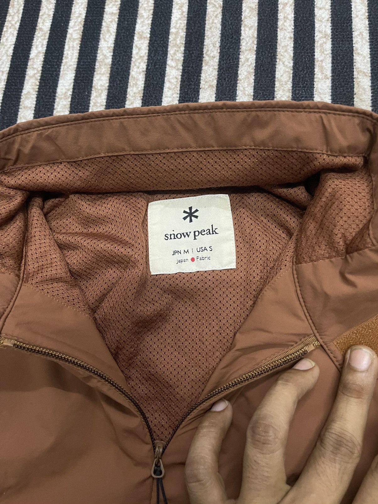 Snow Peak 2000s SNOW PEAK 2L OCTA JACKET NYLON BROWN S Size US S / EU 44-46 / 1 - 7 Thumbnail