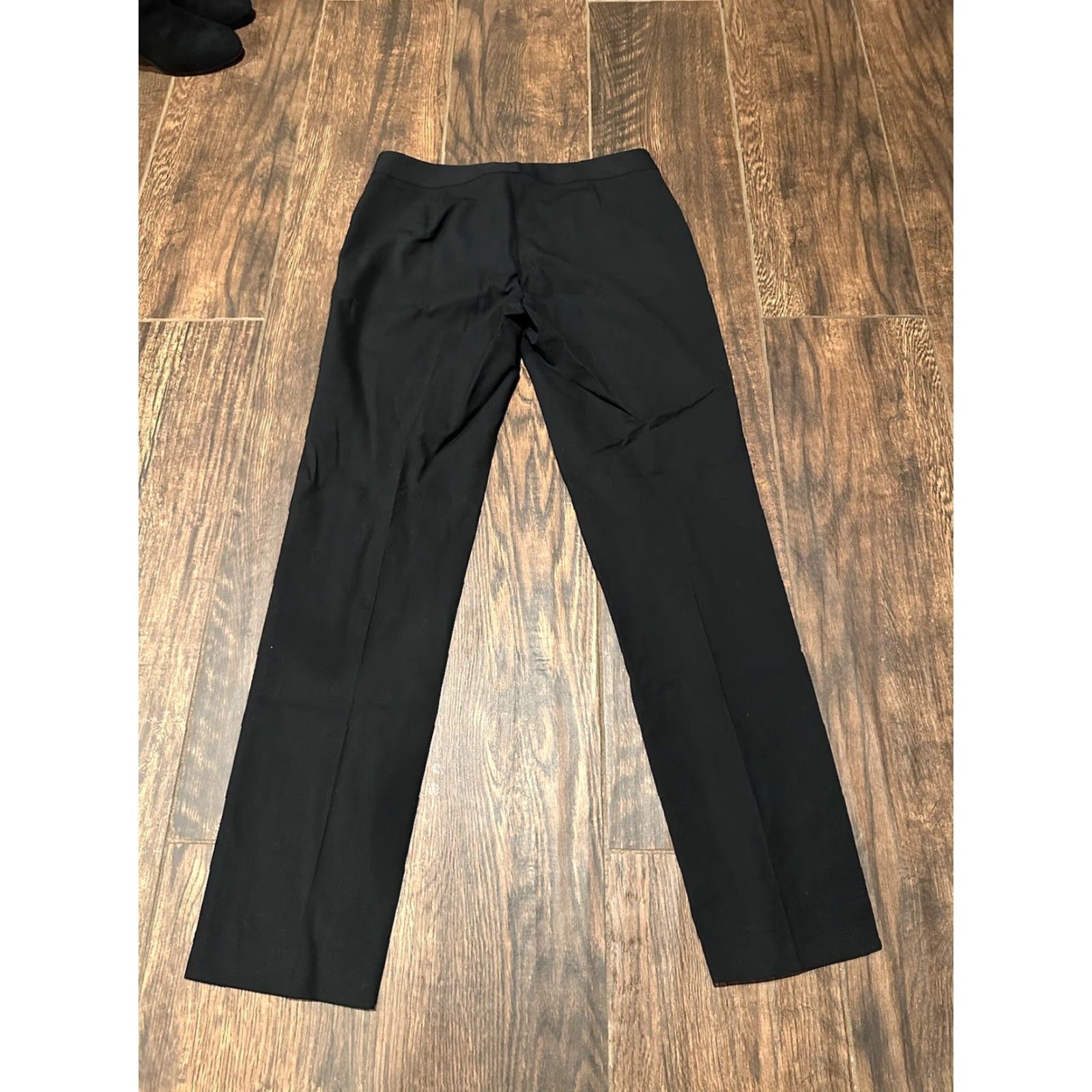 Vintage Lafayette 148 New York Dress Pants Womens 0 Black Wool Blend Work Trouser Size 25" / US 0 / IT 36 - 7 Thumbnail