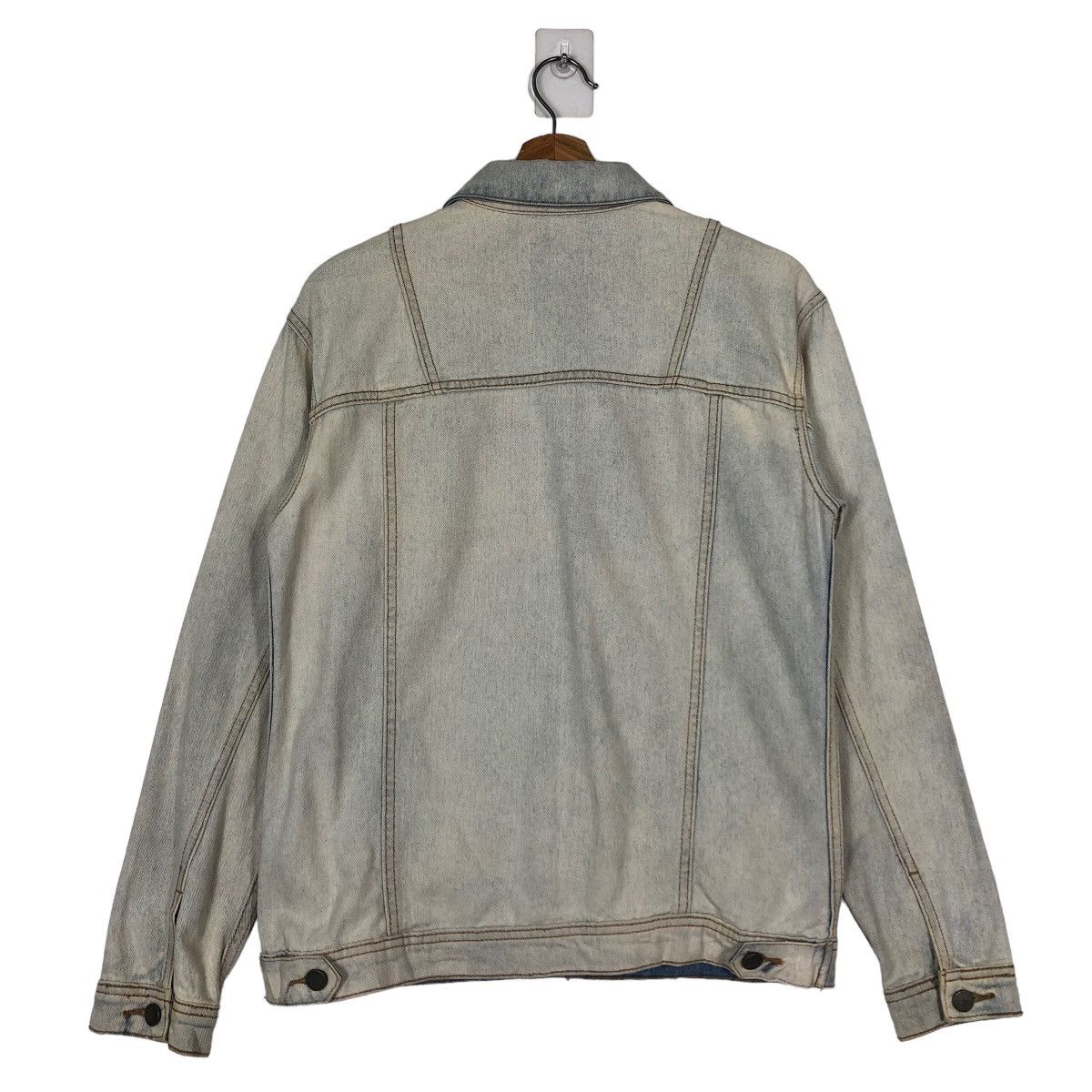 Japanese Brand 🔥Rare Acid Wash Design Denim Trucker Jacket Roxy Japan Size US S / EU 44-46 / 1 - 7 Thumbnail