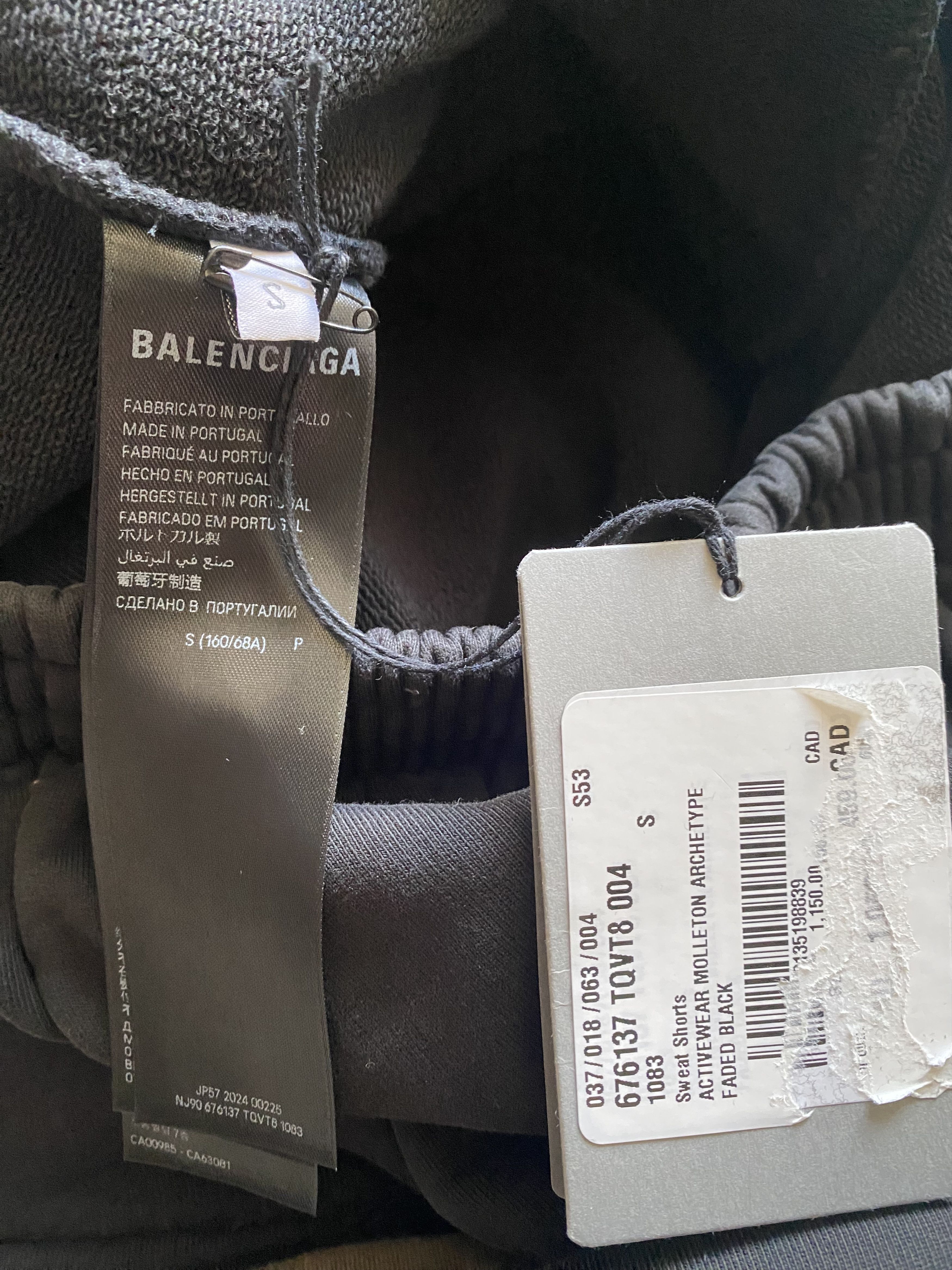 Balenciaga sweat shorts Size US 30 / EU 46 - 6 Thumbnail