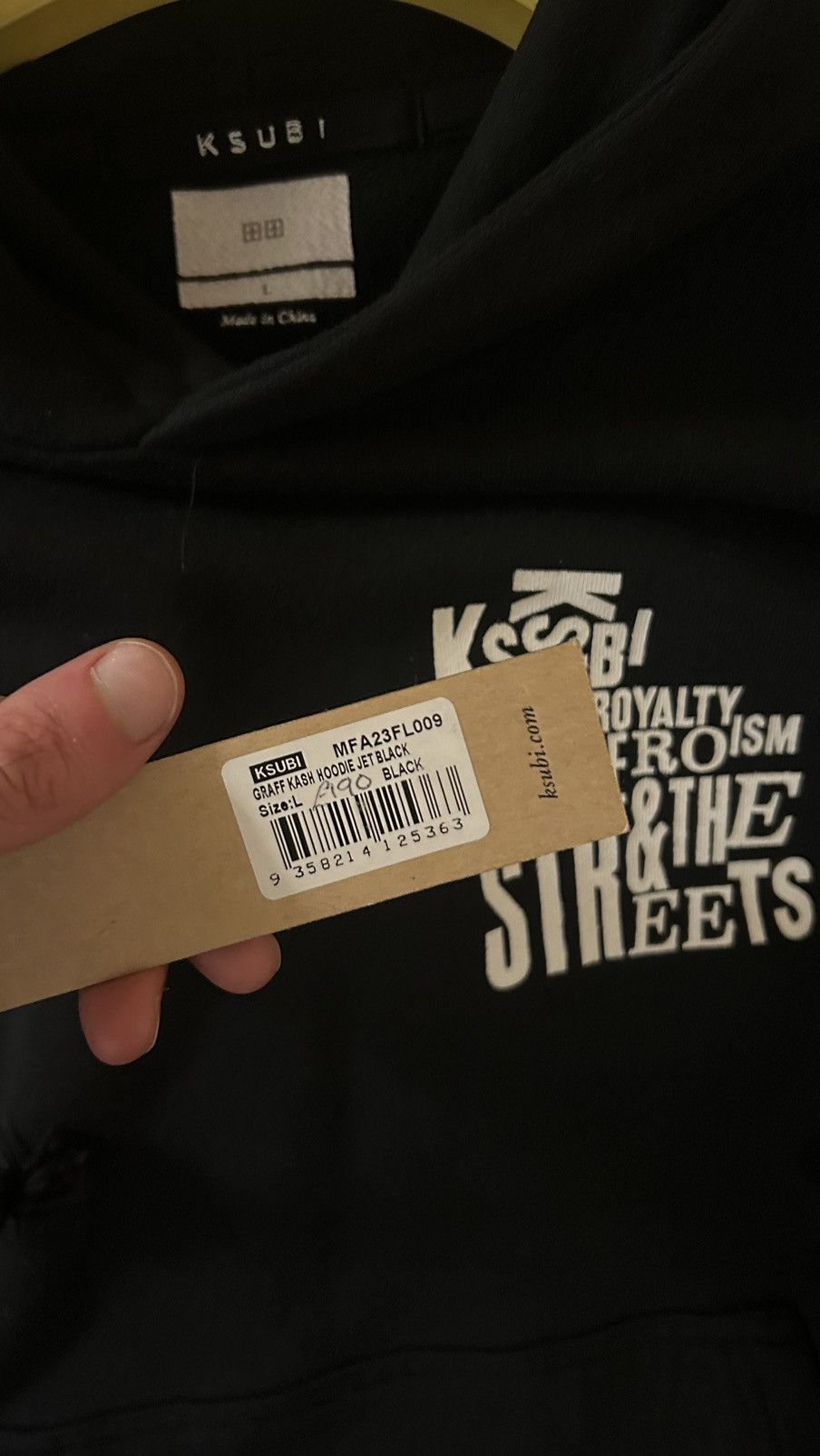Ksubi Ksubi Black Hoodie Size US L / EU 52-54 / 3 - 5 Thumbnail