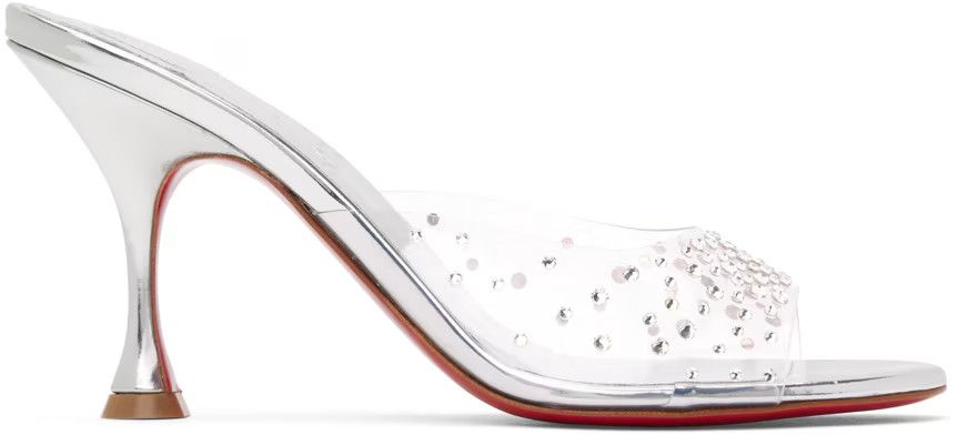 Christian Louboutin o1s1wg110924 Heeled Sandals in Silver Size US 6 / IT 36 - 1 Thumbnail