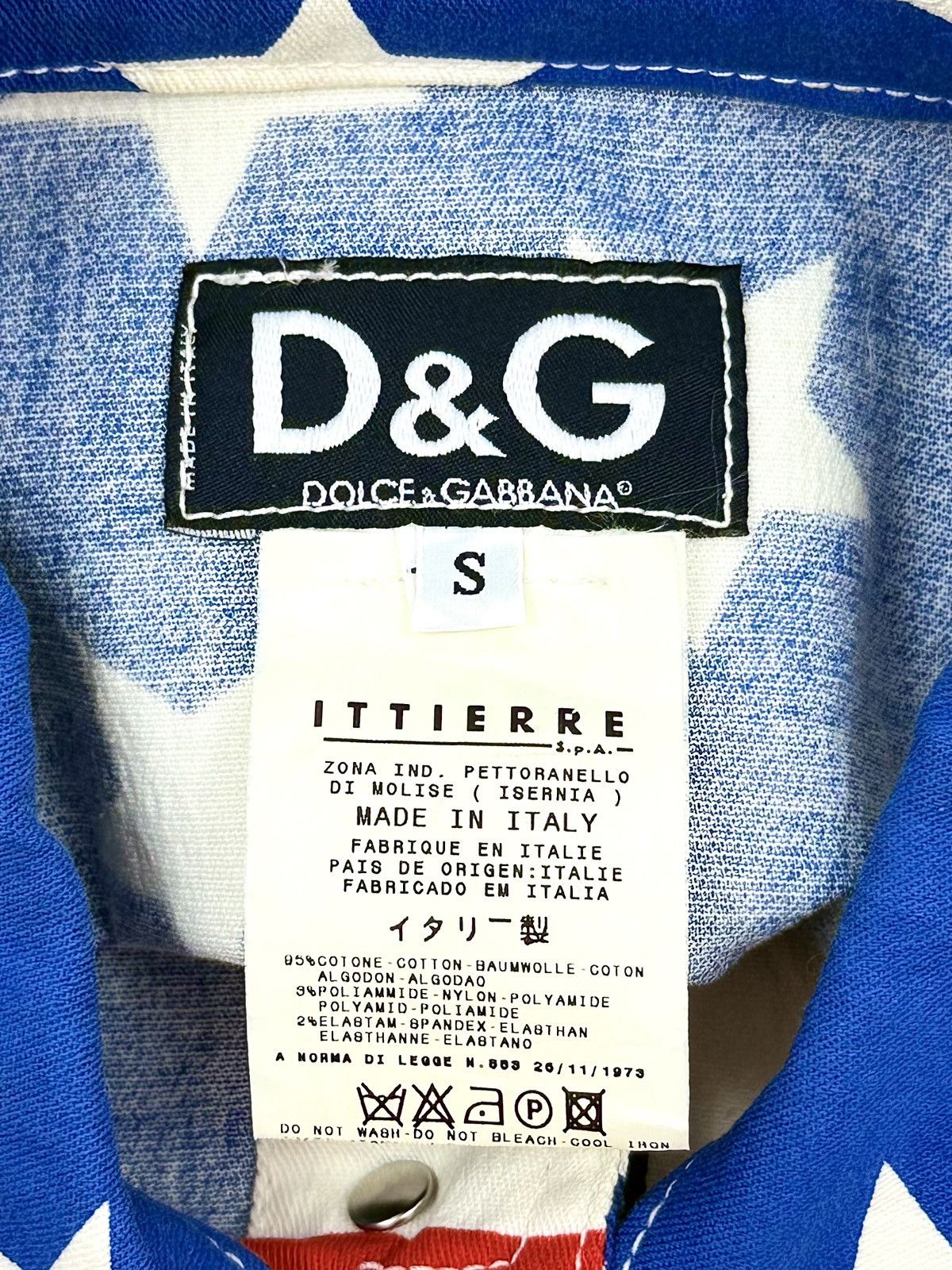 Dolce & Gabbana Dolce & Gabbana - 2000’s - Iconic - American Print - Jacket Size S / US 4 / IT 40 - 15 Thumbnail