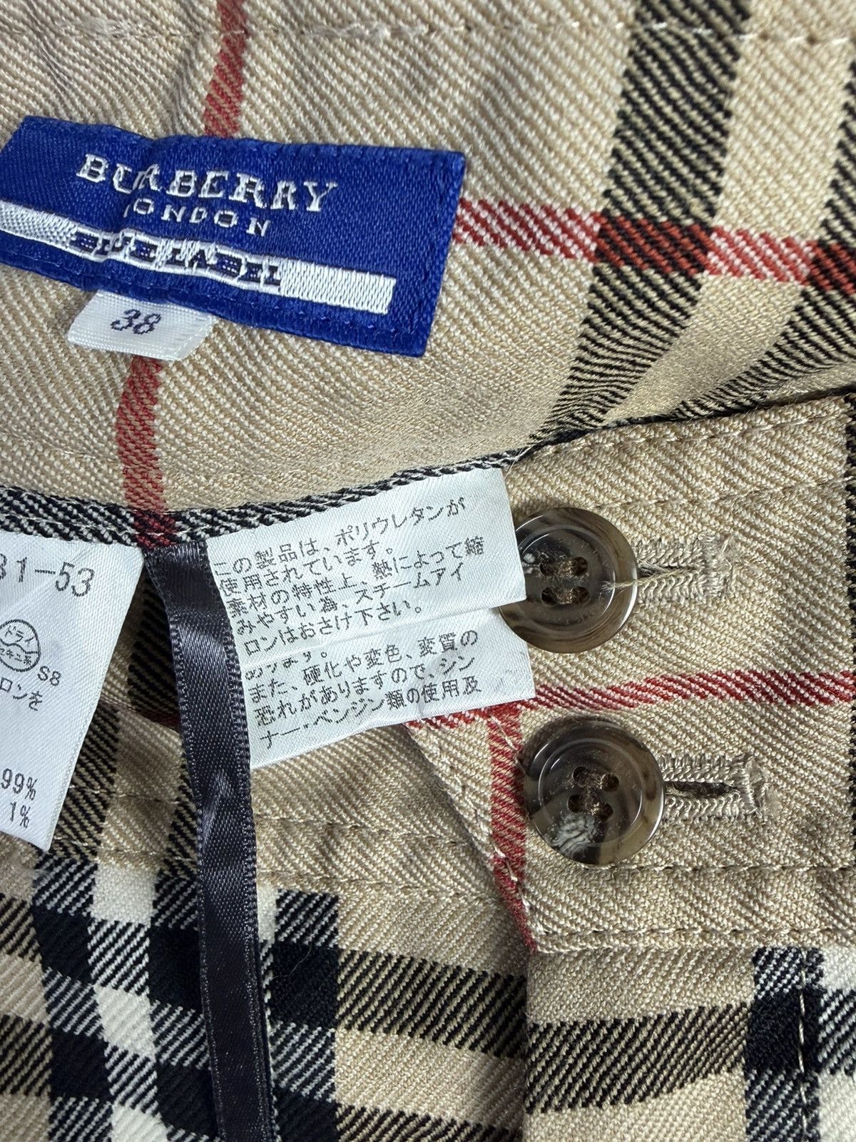Burberry Burberry Nova Check Cropped Pants Size US 30 / EU 46 - 11 Thumbnail