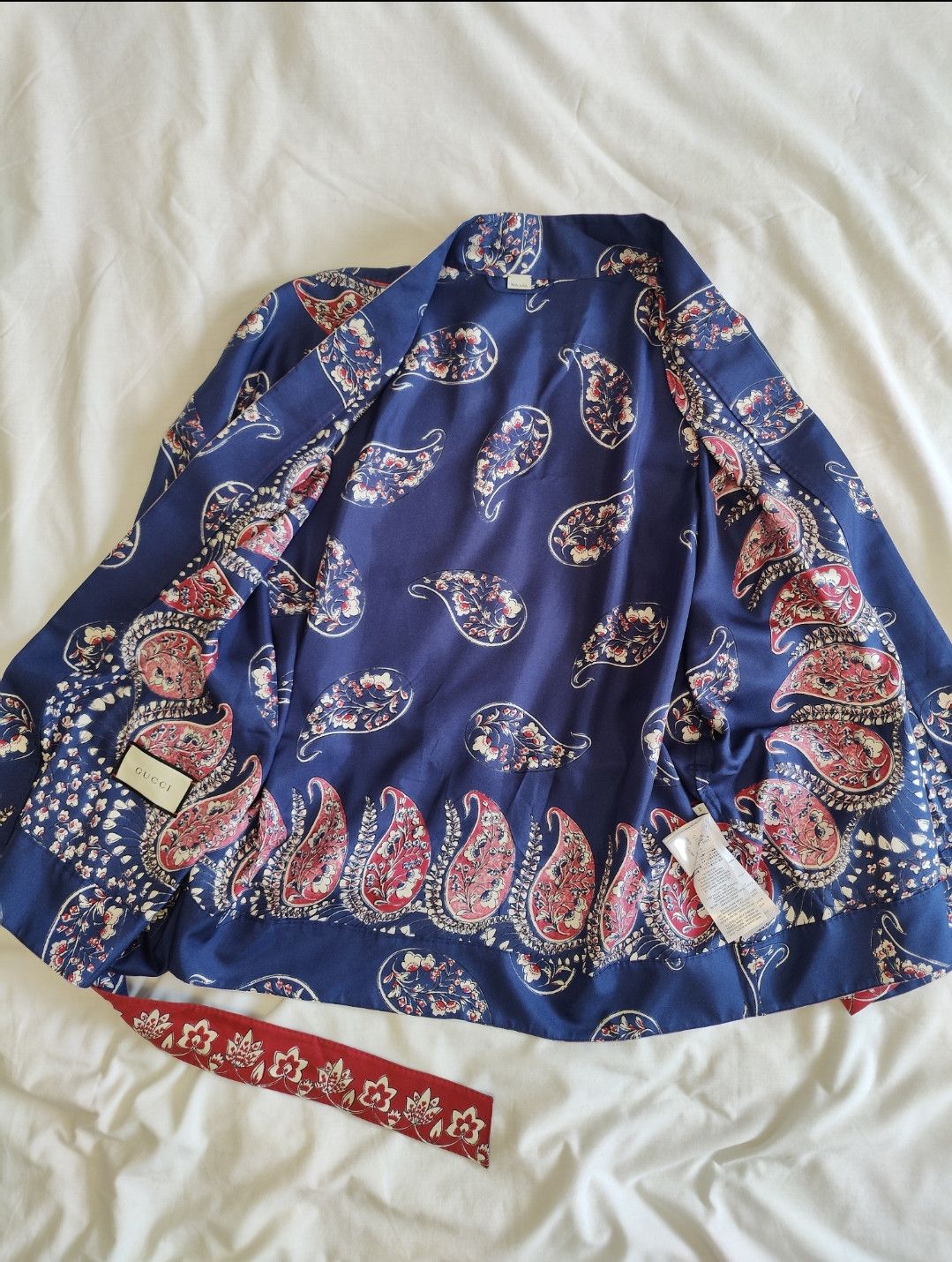 Gucci Gucci Silk Kimono Jacket Size US S / EU 44-46 / 1 - 5 Thumbnail
