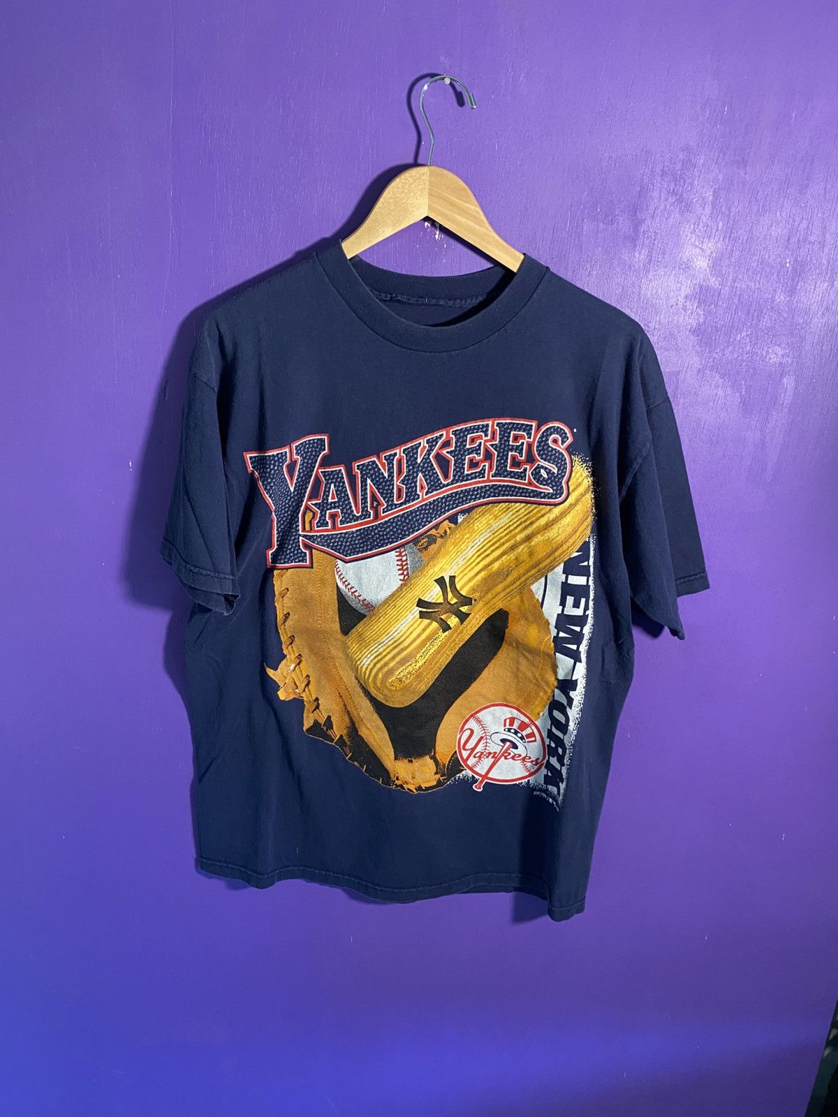 MLB Vintage 1999 New York yankees gear t-shirt Size US L / EU 52-54 / 3 - 1 Thumbnail