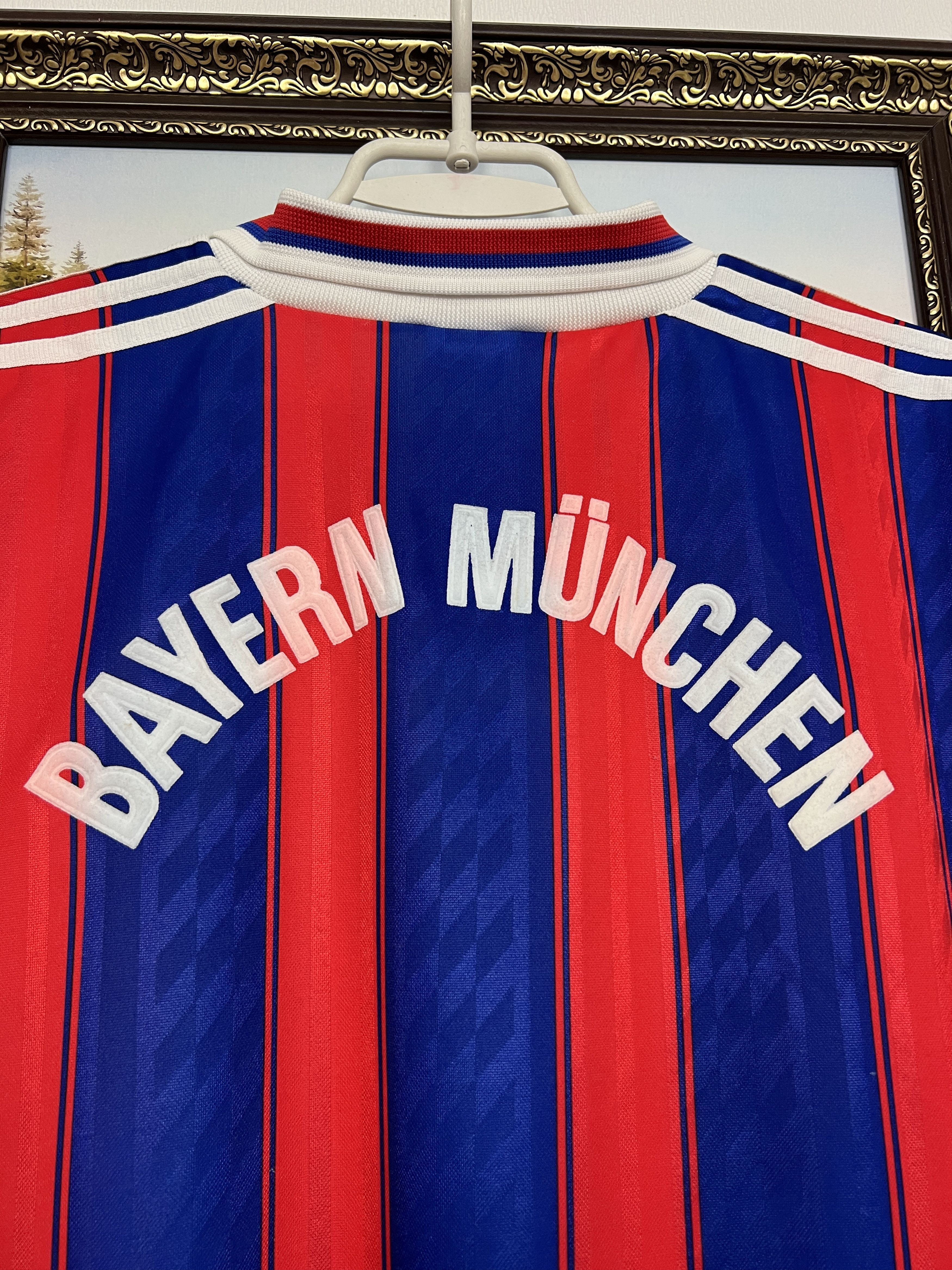 Adidas Bayern Munich Home football shirt 1995 Soccer Jersey Trikot Size US XXL / EU 58 / 5 - 8 Thumbnail