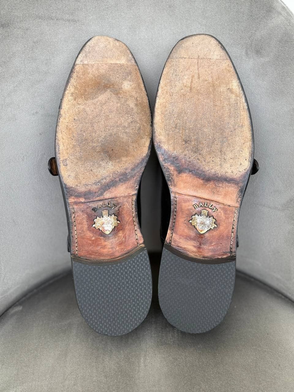 Bally Bally Scardino mens Black Leather Monks monk strap Loafers Size US 11.5 / EU 44-45 - 10 Thumbnail
