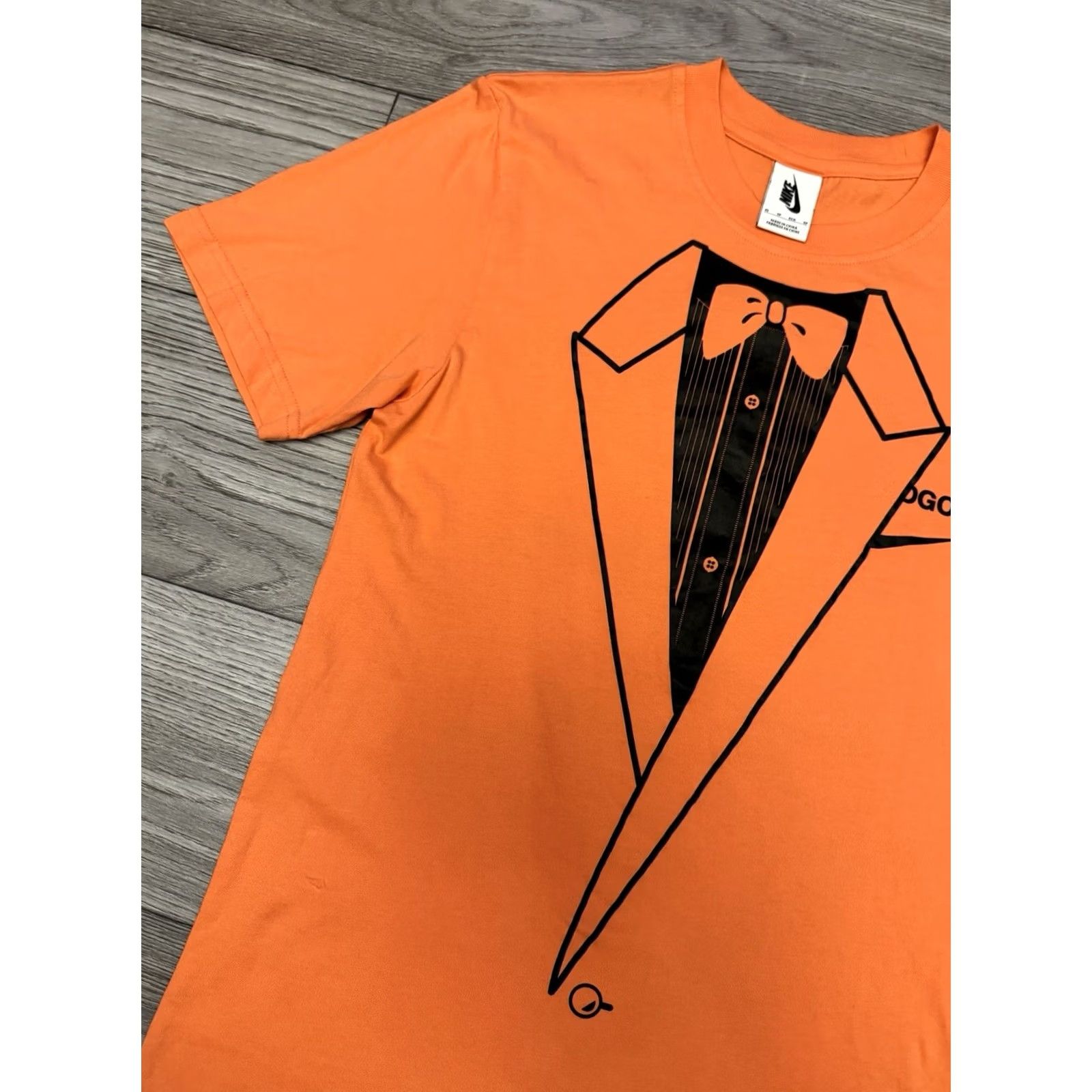 Nike VINTAGE Nike x Off-White NRG A6 T-Shirt 'Wild Mango' XS Men's Orange NRG A6 T-Shirt Off-White Nike XS Mens Size US XS / EU 42 / 0 - 4 Thumbnail