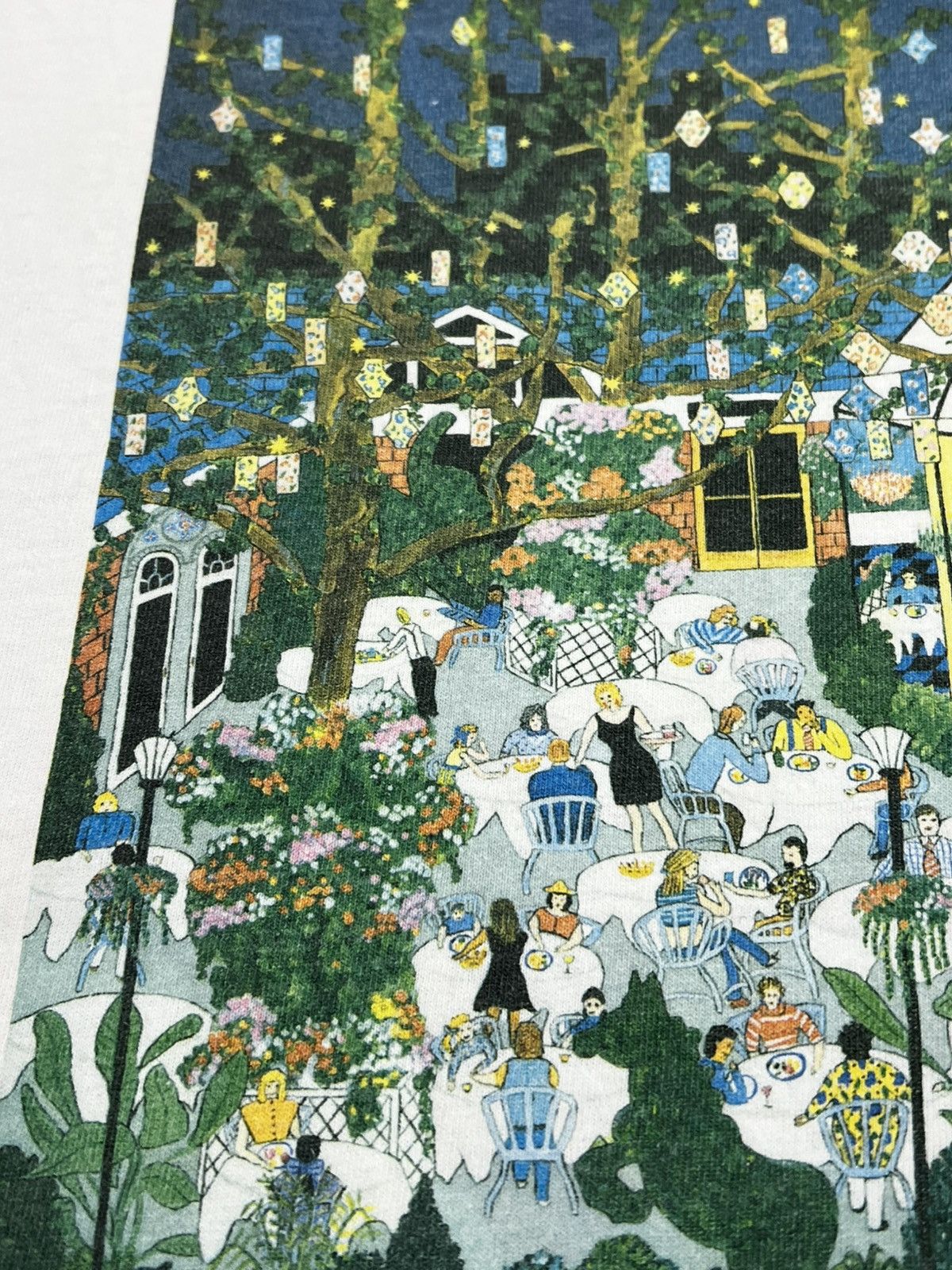 Hanes Vintage 90s Paul Singer Tavern On The Green New York Tee Size US XXL / EU 58 / 5 - 6 Thumbnail