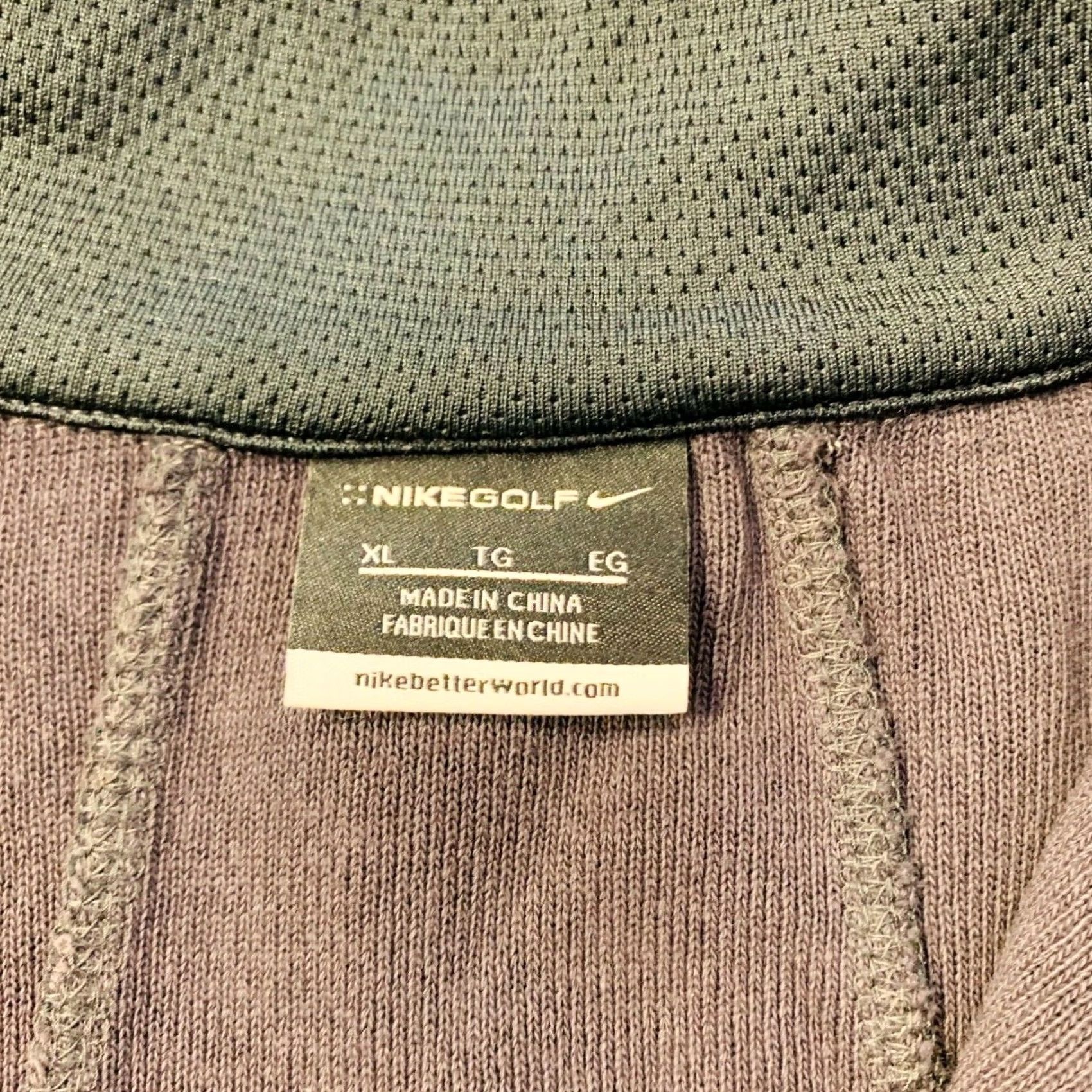 Nike Nike Golf 1/2 Zip Pullover Sweatshirt Dark Green XL Mens Sweatshirt Breathable Cotton Blend Zipper Swoosh Logo NWOT Golf Athleisure All Seasons Size US XL / EU 56 / 4 - 3 Thumbnail