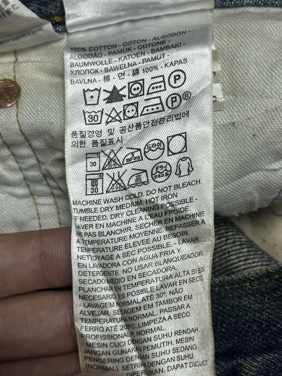 Levi's Levis Straus & Co Straight Loose Style With Faded Wash Size US 33 - 9 Thumbnail