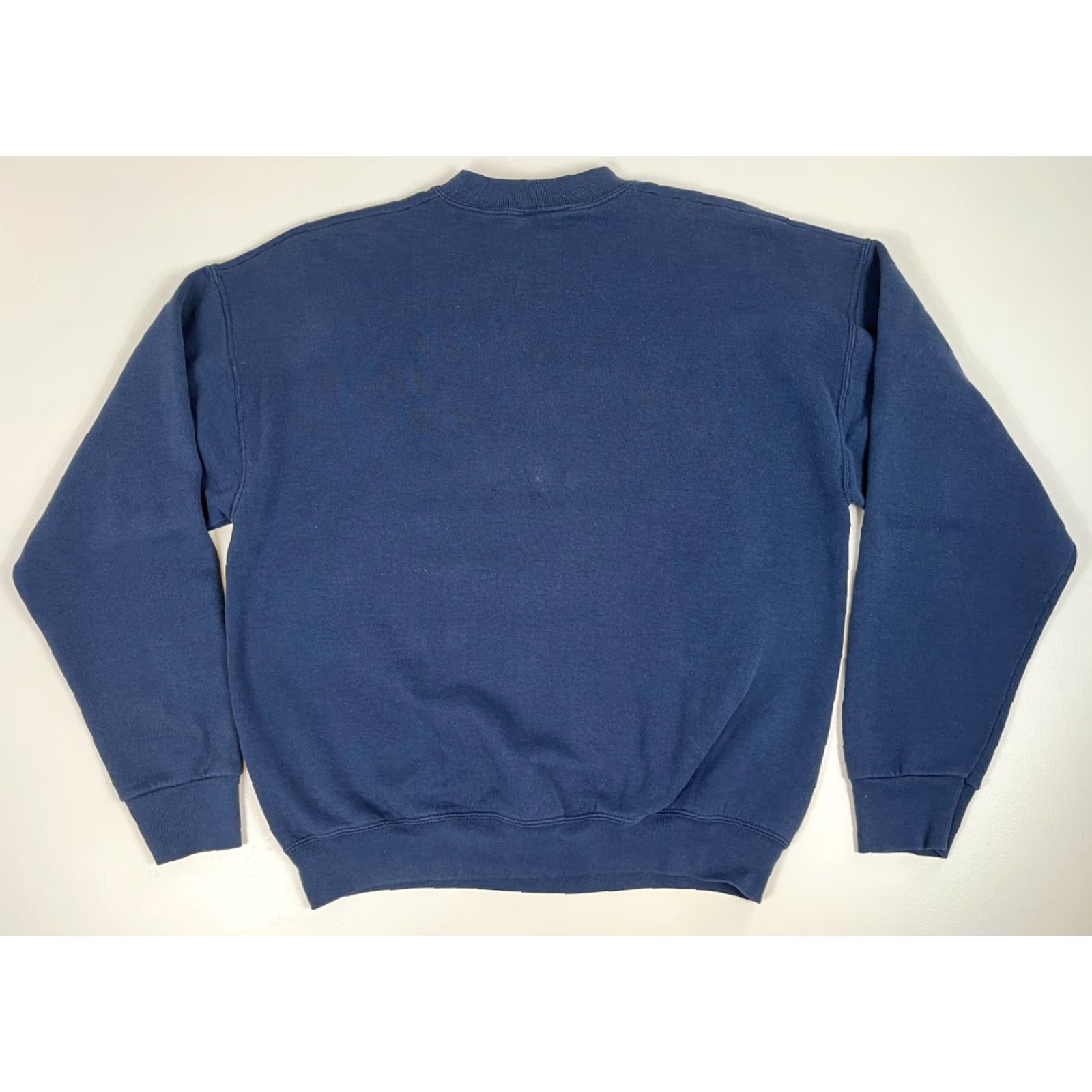 Fruit Of The Loom Fruit of the Loom Men's Vintage 1996 Crewneck Sweatshirt XL Navy Blue 50/50 Fleece Graphic 90s Made in USA Size US XL / EU 56 / 4 - 2 Thumbnail