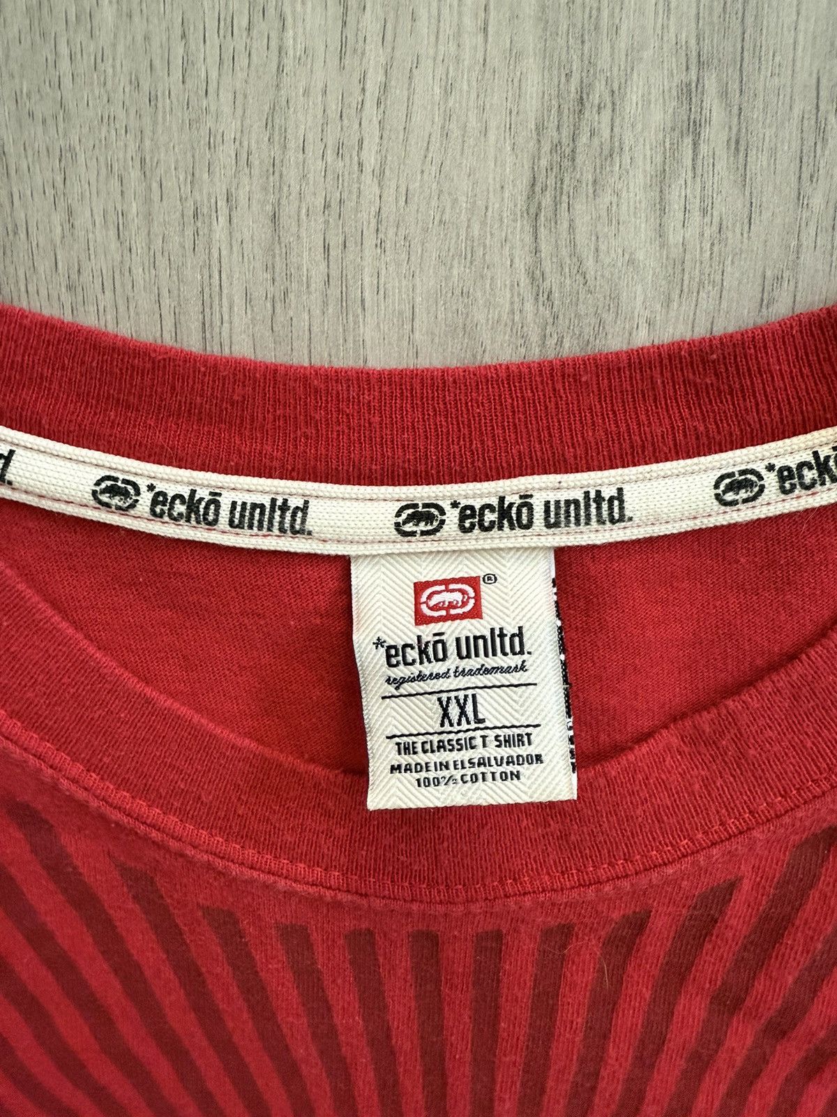 Ecko Unltd. Ecko Untld. Baggy Red Rhino Skater Graphic Tee Size US XXL / EU 58 / 5 - 4 Thumbnail