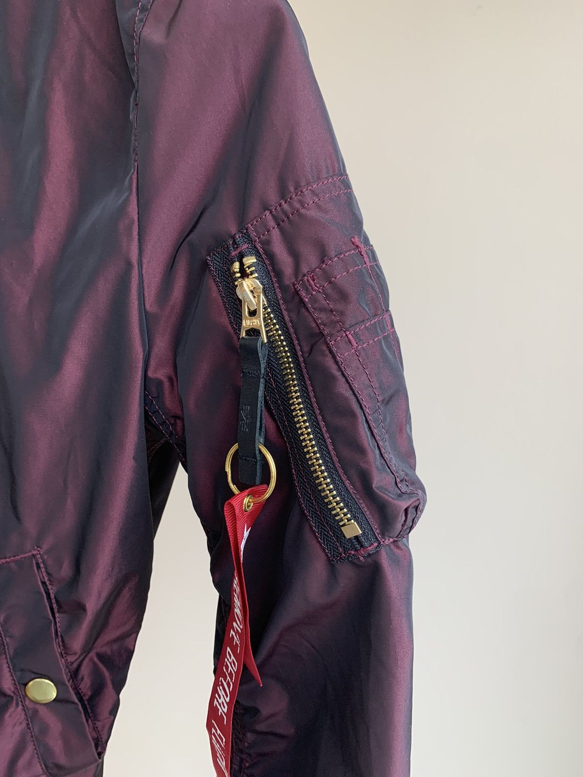 Alpha Industries Alpha Industries MA-1 Slim Fit VF PM Iridium Bomber Jacket Size XS / US 0-2 / IT 36-38 - 12 Thumbnail