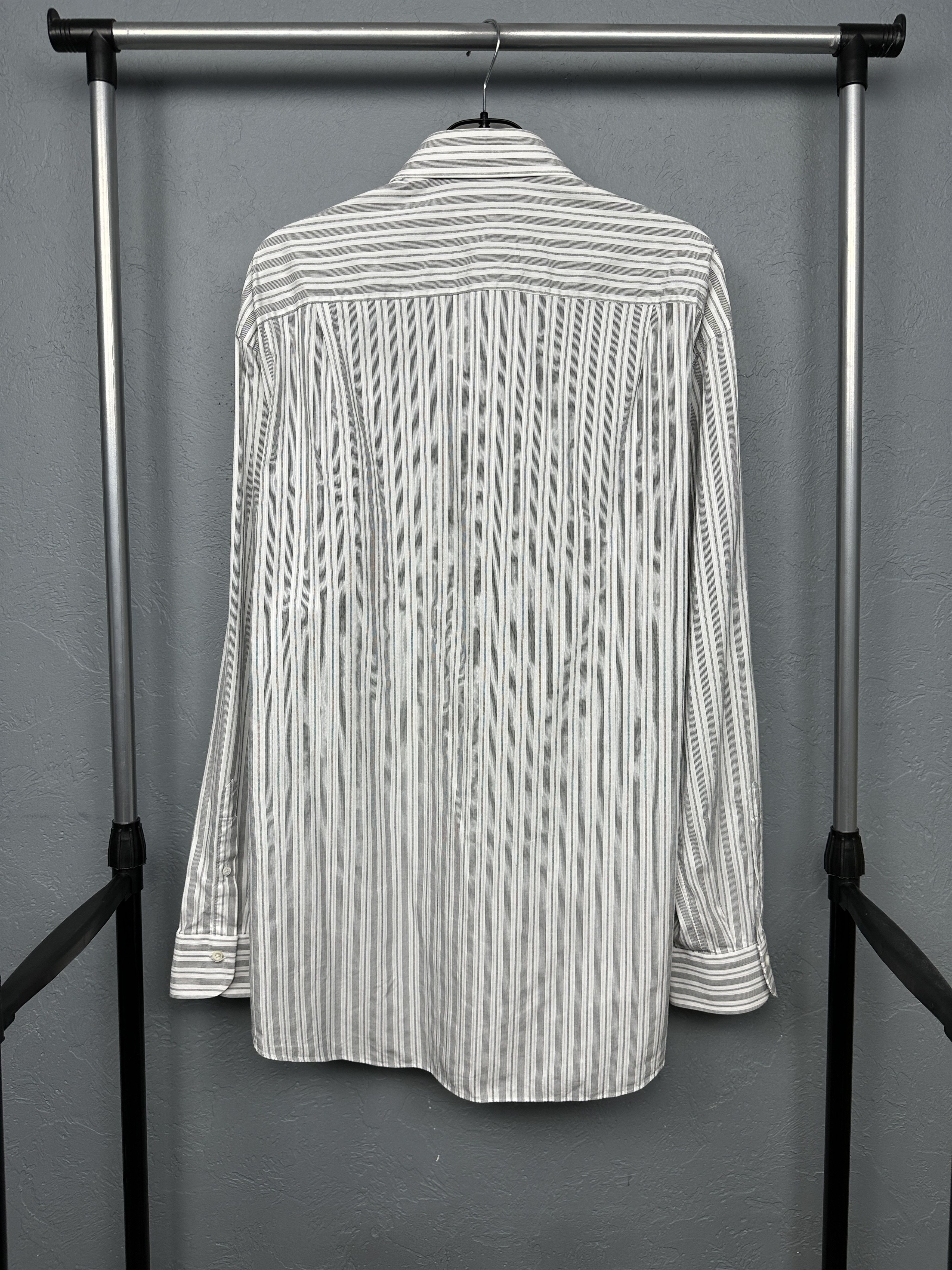 Ermenegildo Zegna Ermenegildo Zegna Mens Long Sleeve Shirt Size US XL / EU 56 / 4 - 5 Thumbnail