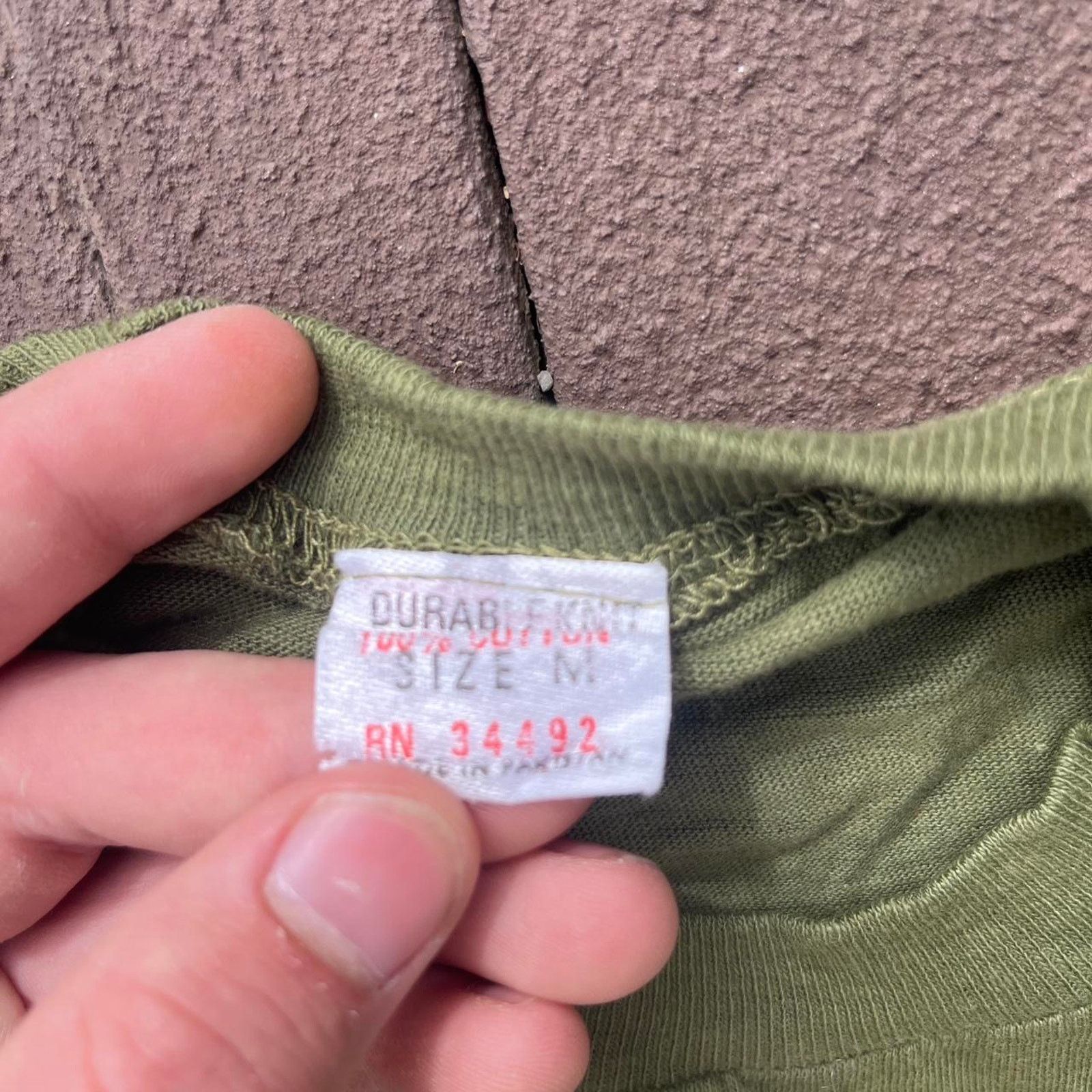 American Apparel Vintage 80s Green USMC SINGLE STITCH Shirt Size US XS / EU 42 / 0 - 2 Thumbnail