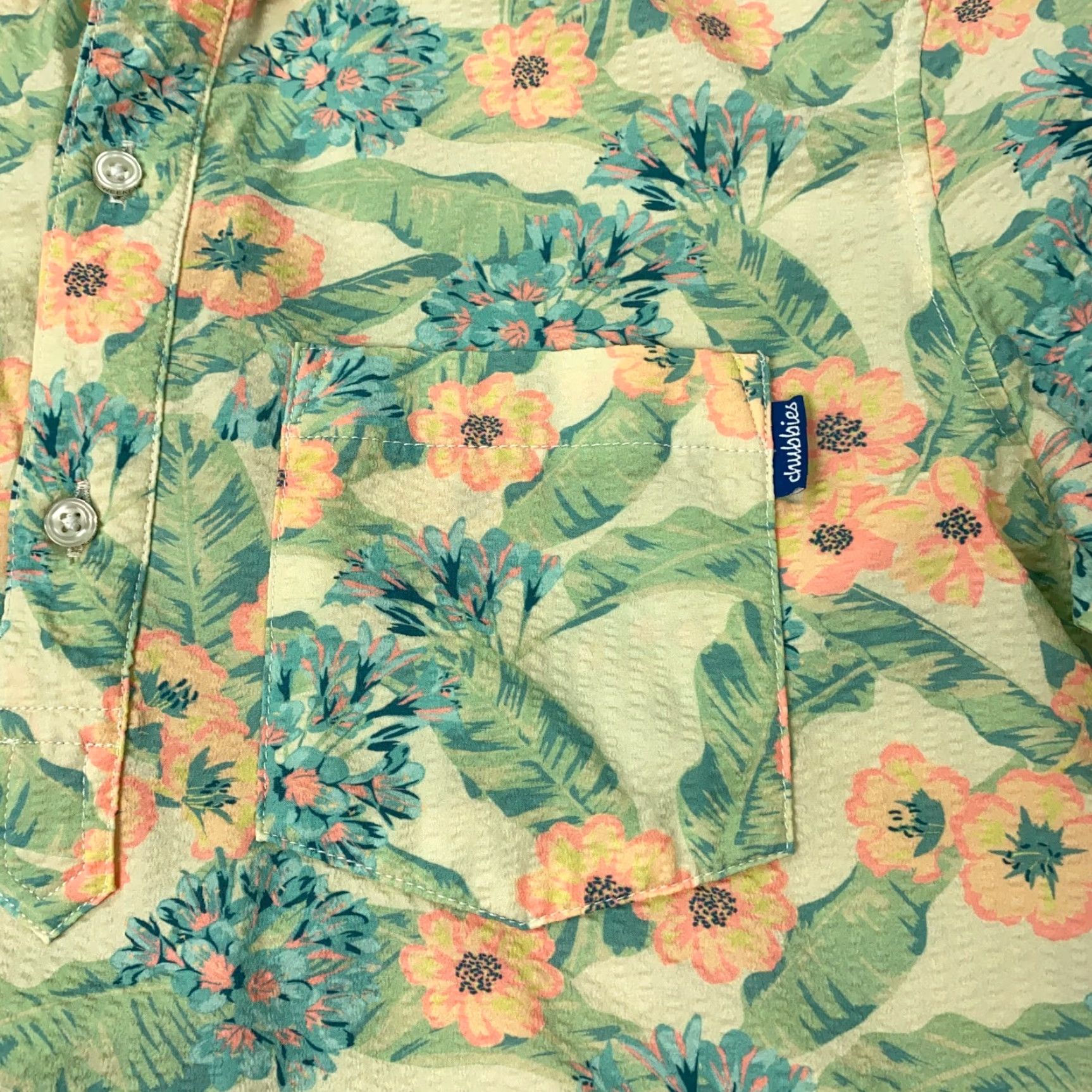 Chubbies Chubbies Hawaiian Shirt Polo Mens M Floral Beach 90s? (No, avoid 90s) Multicolor Short Sleeve Button-Down Seersucker Nylon Spandex Size US M / EU 48-50 / 2 - 2 Thumbnail
