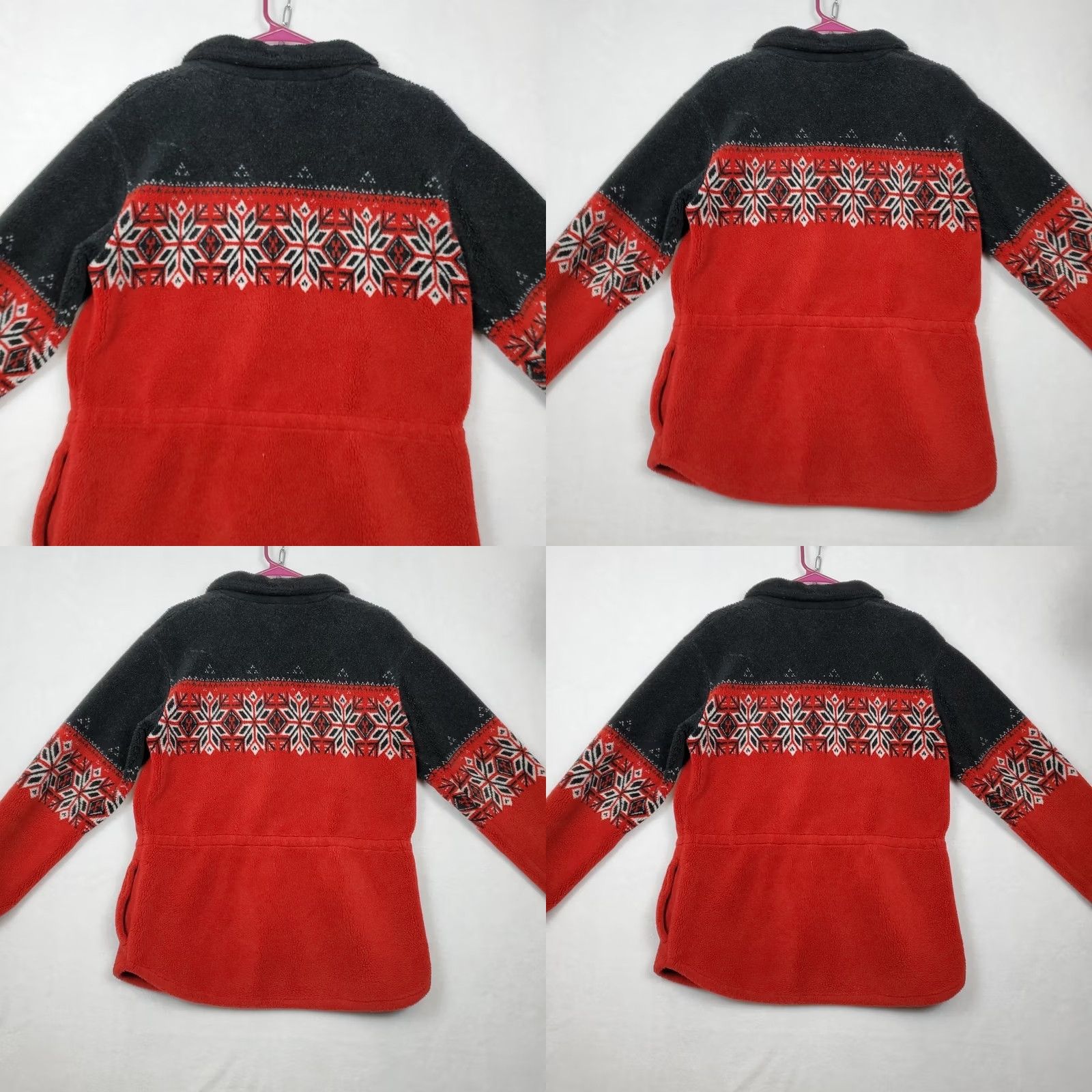 Black Diamond VINTAGE Black Diamond Full Zip Fuzzy Fleece Nordic Fair Isle Ski Jacket Mens M Size US M / EU 48-50 / 2 - 10 Thumbnail