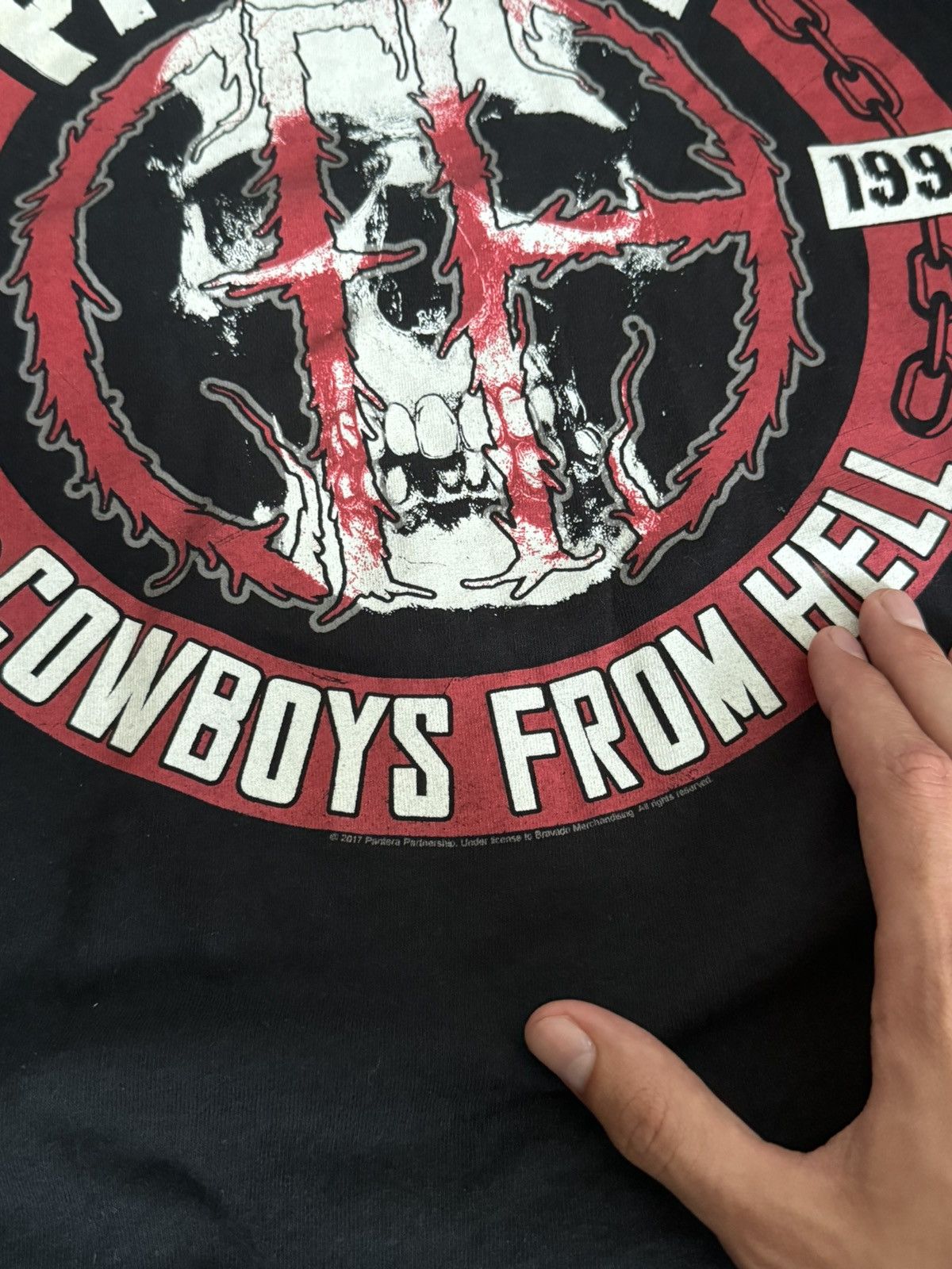 Band Tees × Vintage Vintage Pantera cowboys from hell t-shirt Size US L / EU 52-54 / 3 - 5 Thumbnail