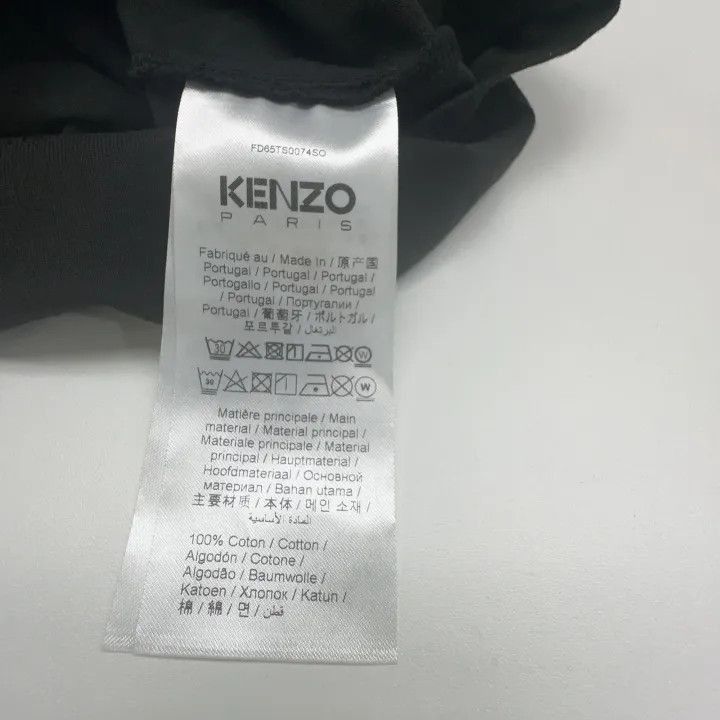 Kenzo Kenzo Graphic Tiger Print Black Short Sleeve T-Shirt -2507 Size US M / EU 48-50 / 2 - 4 Thumbnail