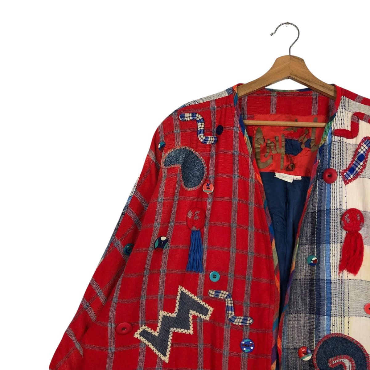 Japanese Brand 🔥VINTAGE HANDMADE DESIGN JACKET PATCHWORK ISSEY MIYAKE Size US M / EU 48-50 / 2 - 9 Thumbnail