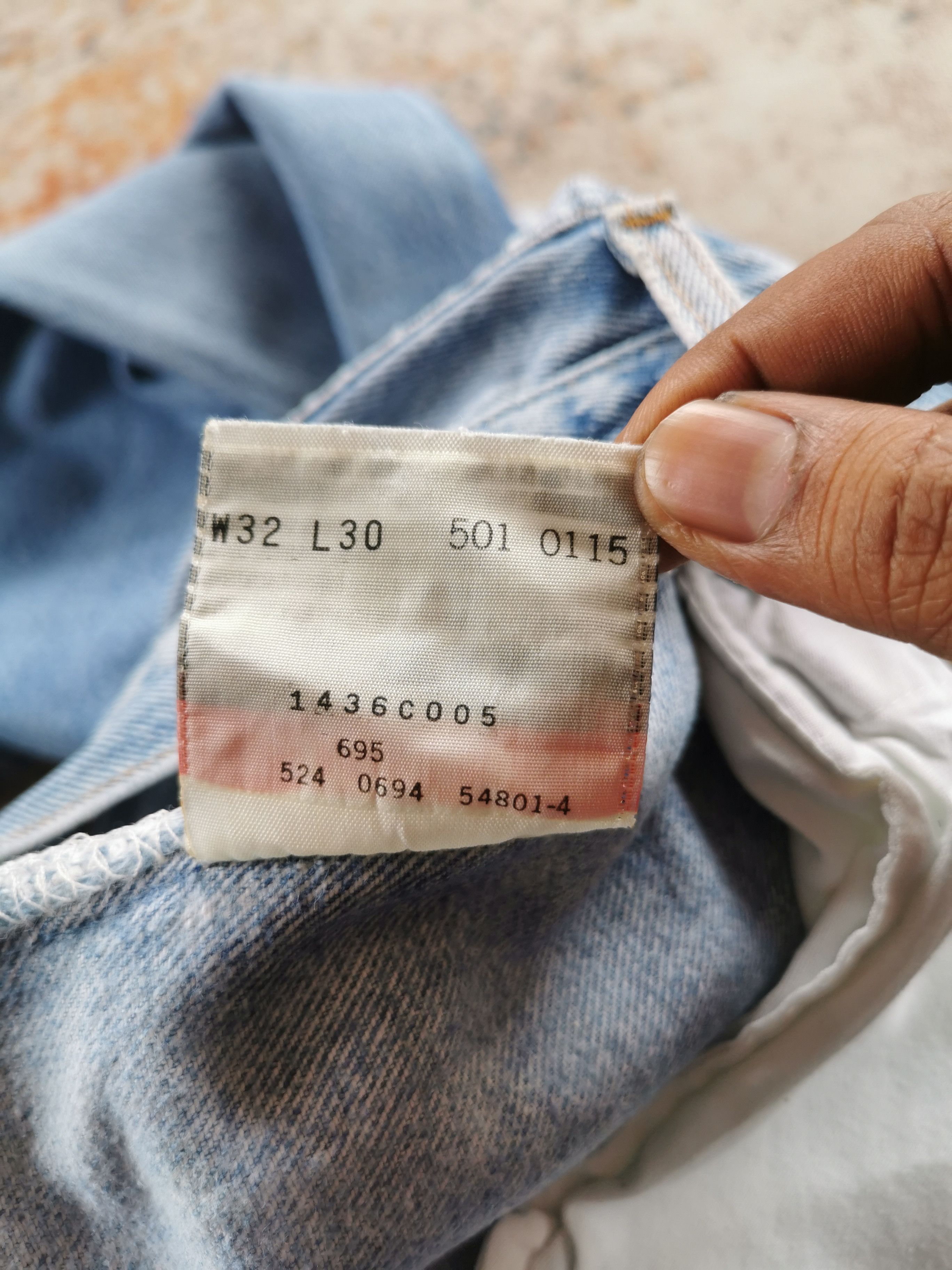Levi's 90s Vintage Levis 501 Jeans Size US 30 / EU 46 - 3 Thumbnail