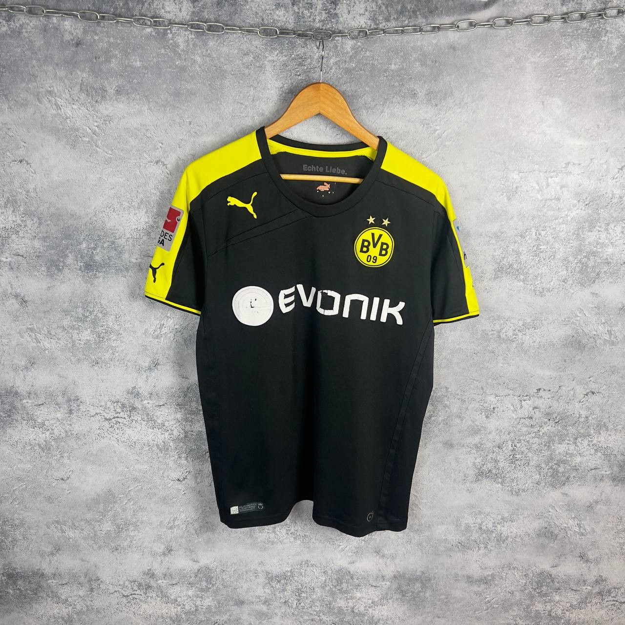 Puma Puma Borussia Dortmund 2014 Away Soccer Jersey Men's Size M` Size US M / EU 48-50 / 2 - 1 Thumbnail
